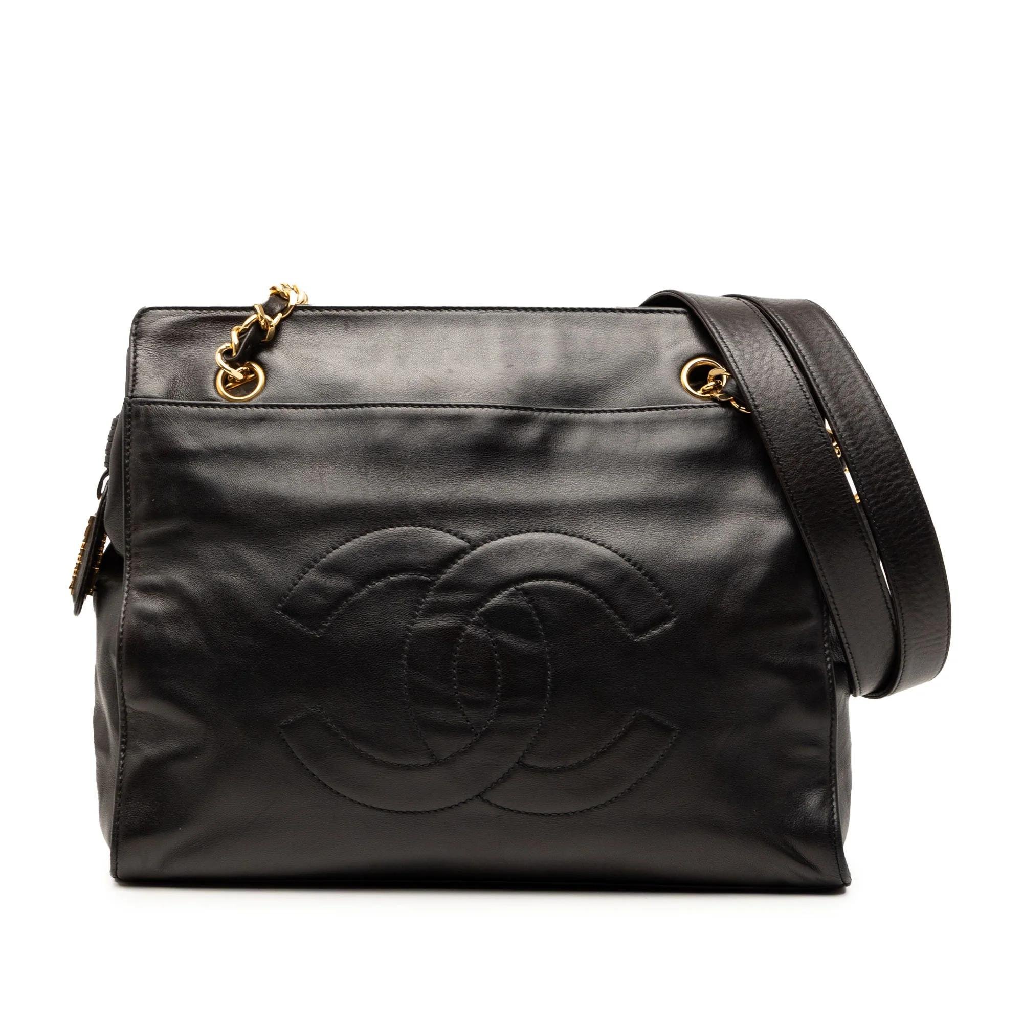 Leather tote