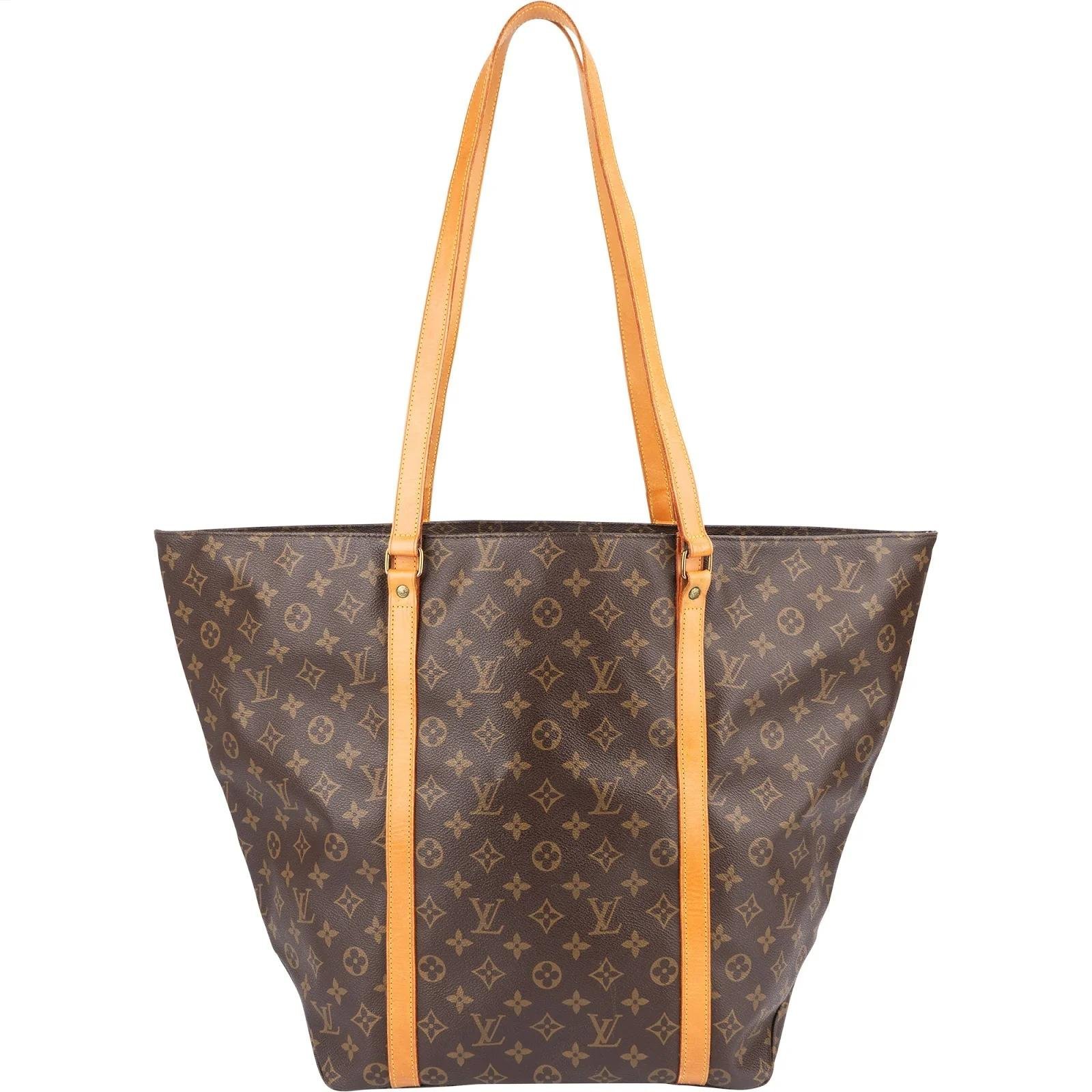 Shopping leather handbag