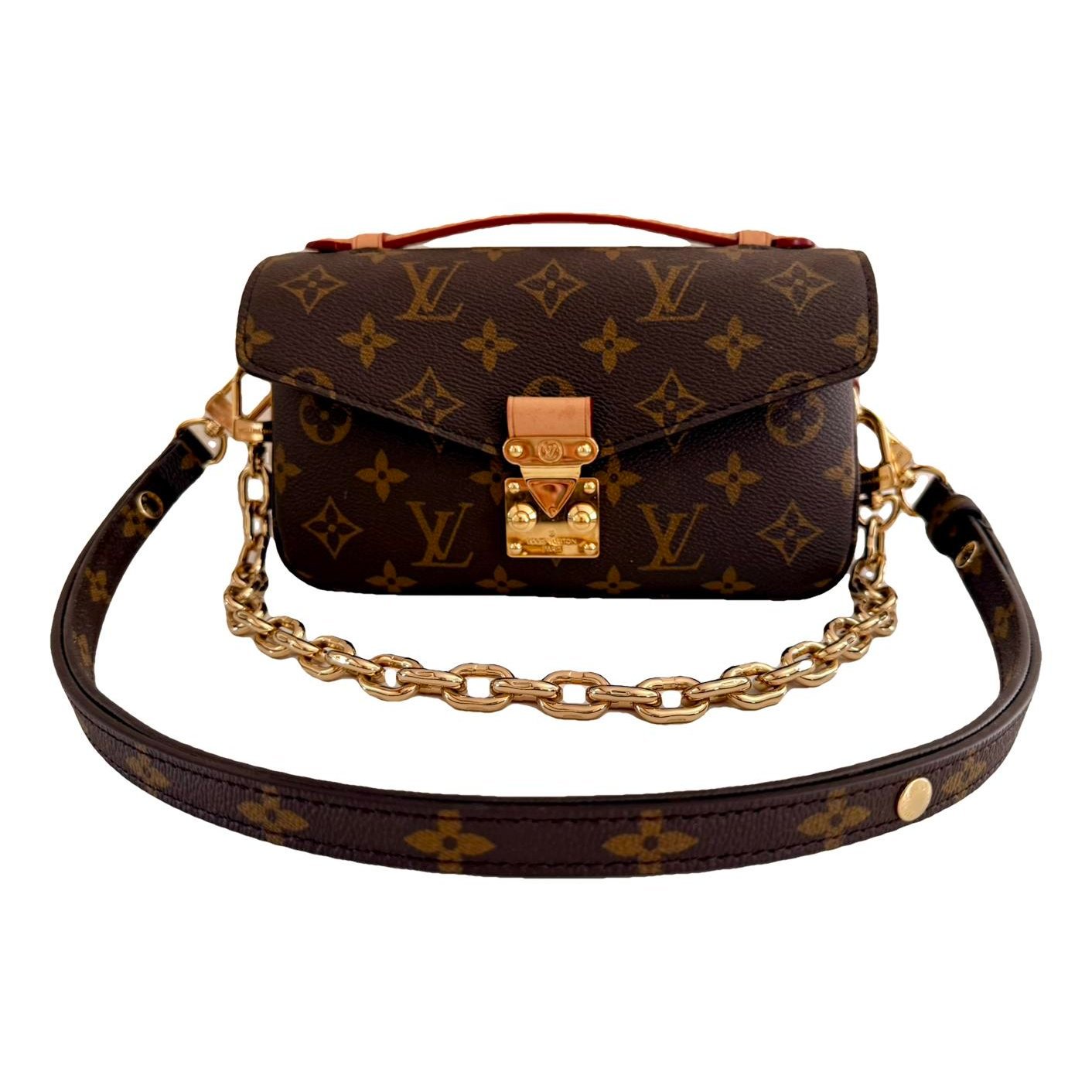 Metis East West leather crossbody bag