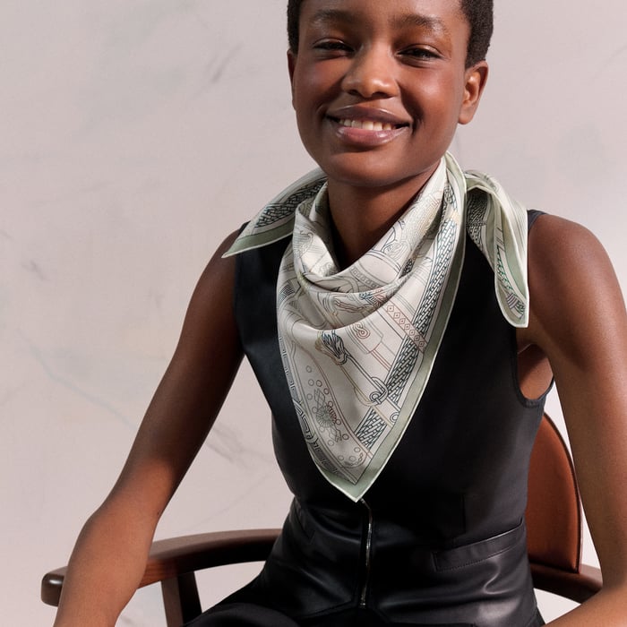 Concours d'Etriers Remix Double Face Scarf 70