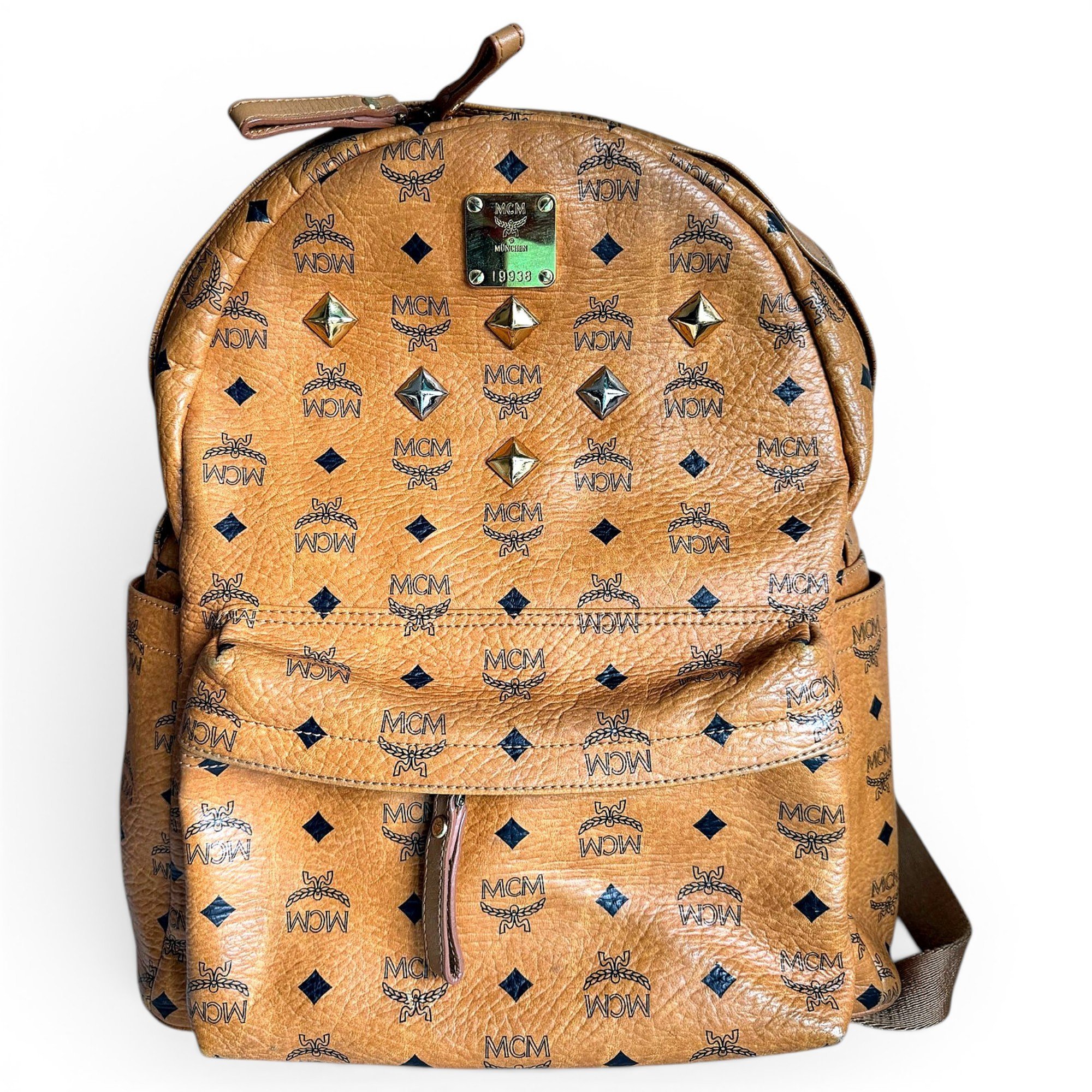 Stark leather backpack