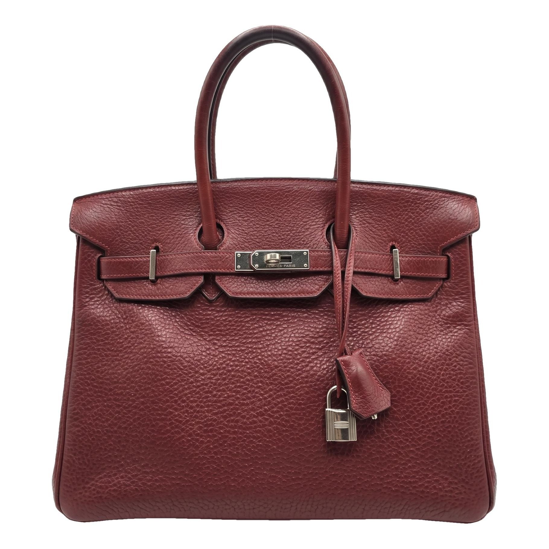 Hermes Birkin 35 Handbag Rouge H Togo Leather 2008