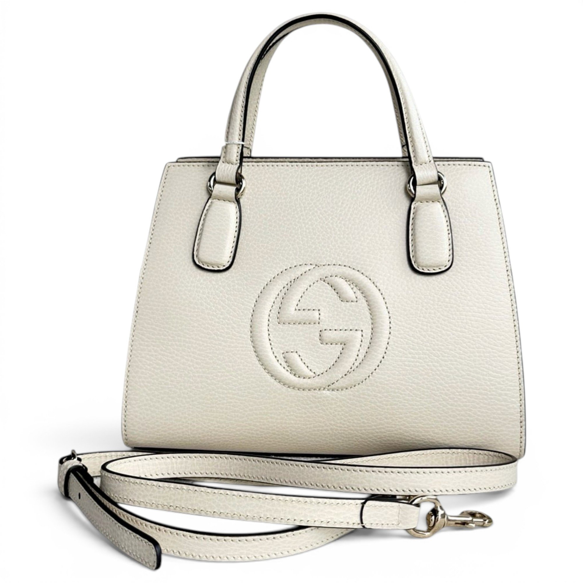 Soho Top Handle leather handbag