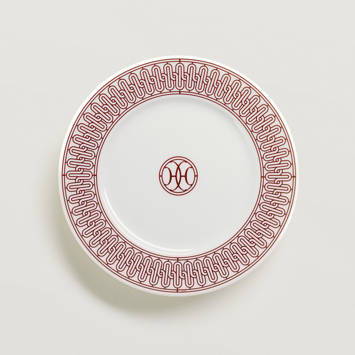 Sans Coloris H Deco Rouge Dessert Plate N°1