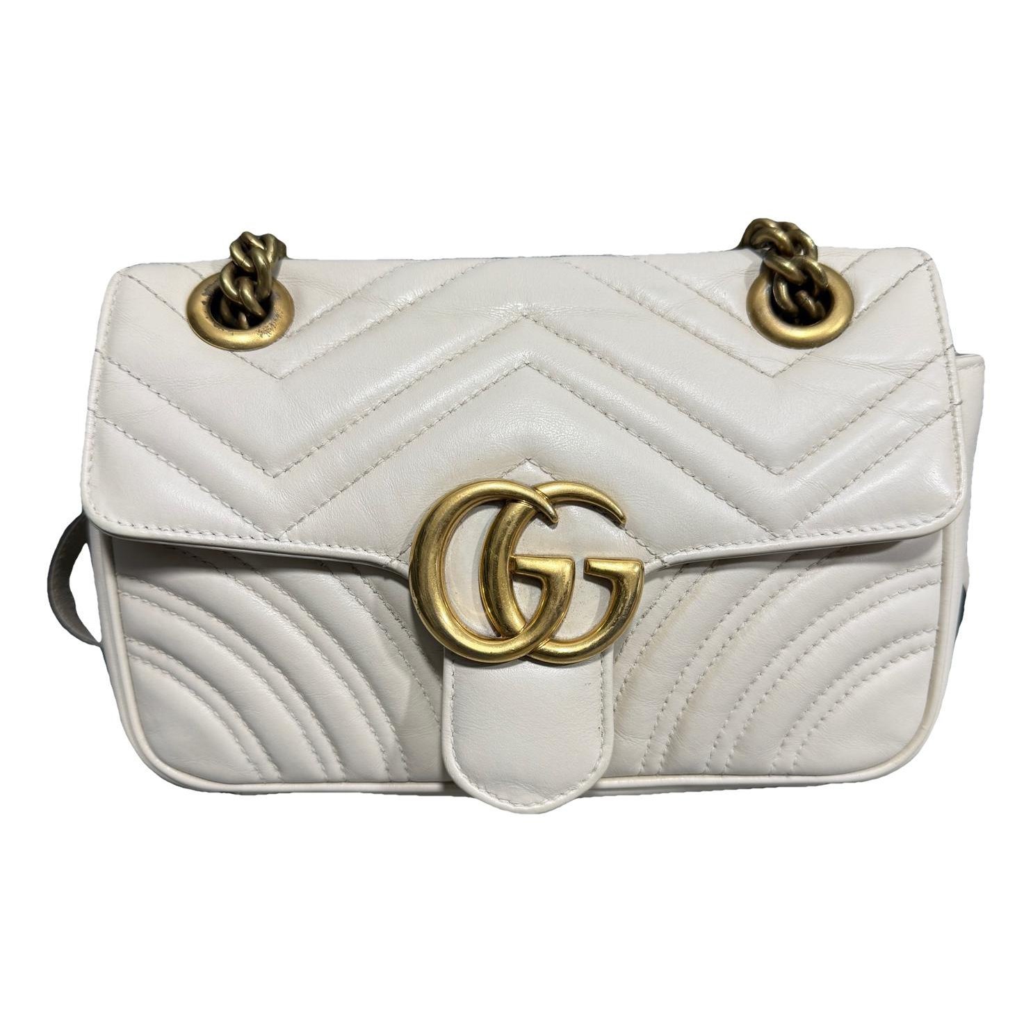 GG Marmont Flap leather handbag
