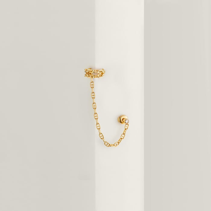 Sans Coloris Chaine d'Ancre Calypso Right Single Ear Climber Earring