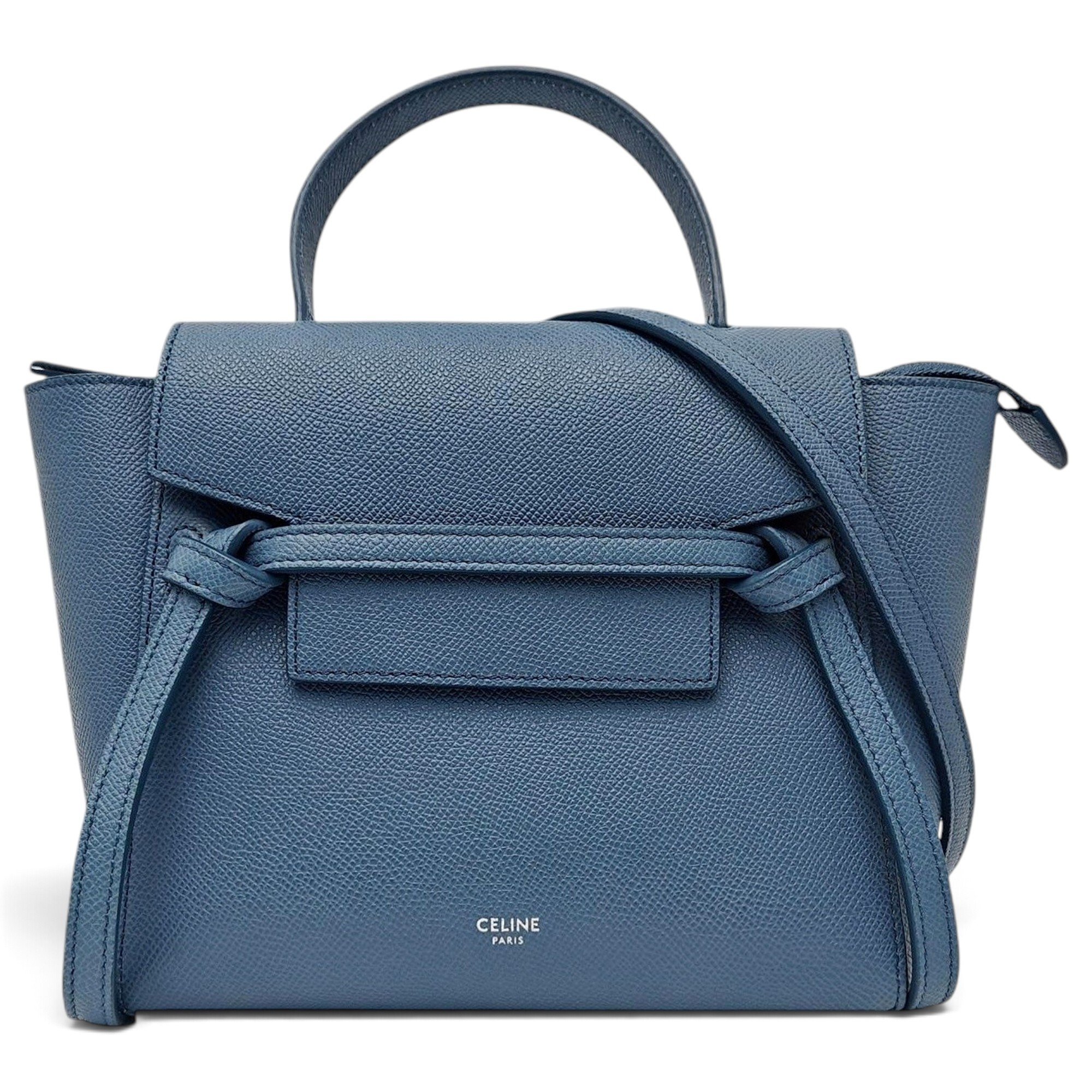 Belt leather handbag