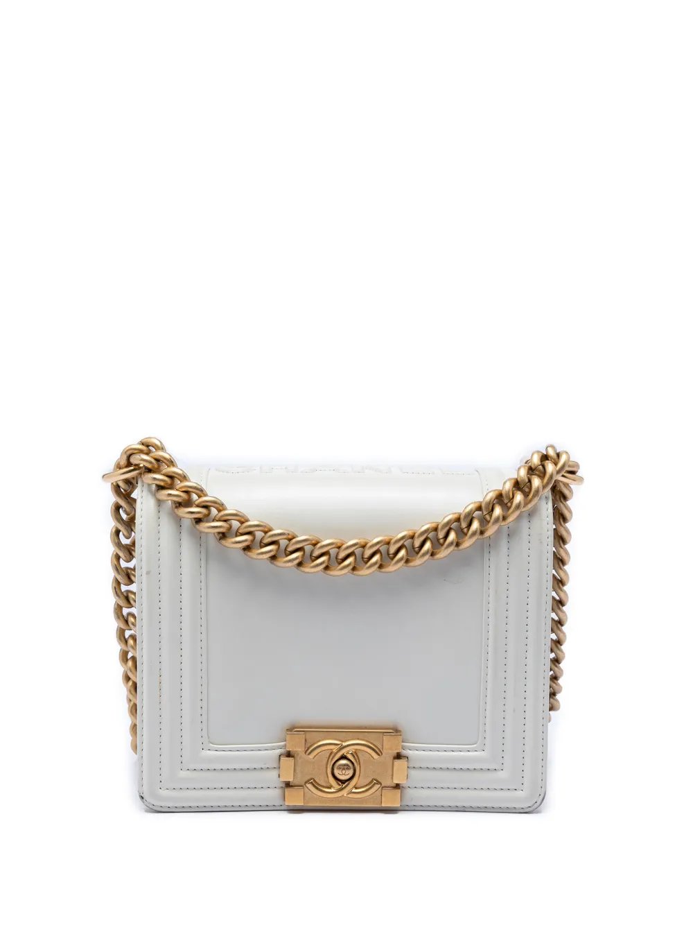 2021-2026 Square Calfskin Boy Reverso Flap crossbody bag