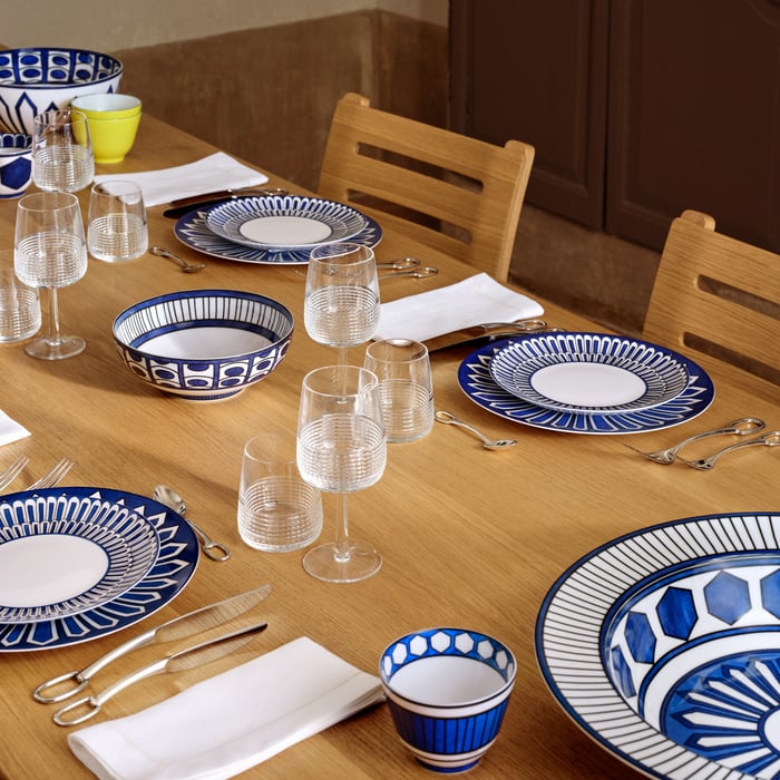 Sans Coloris Bleus d'Ailleurs Dinner Plate