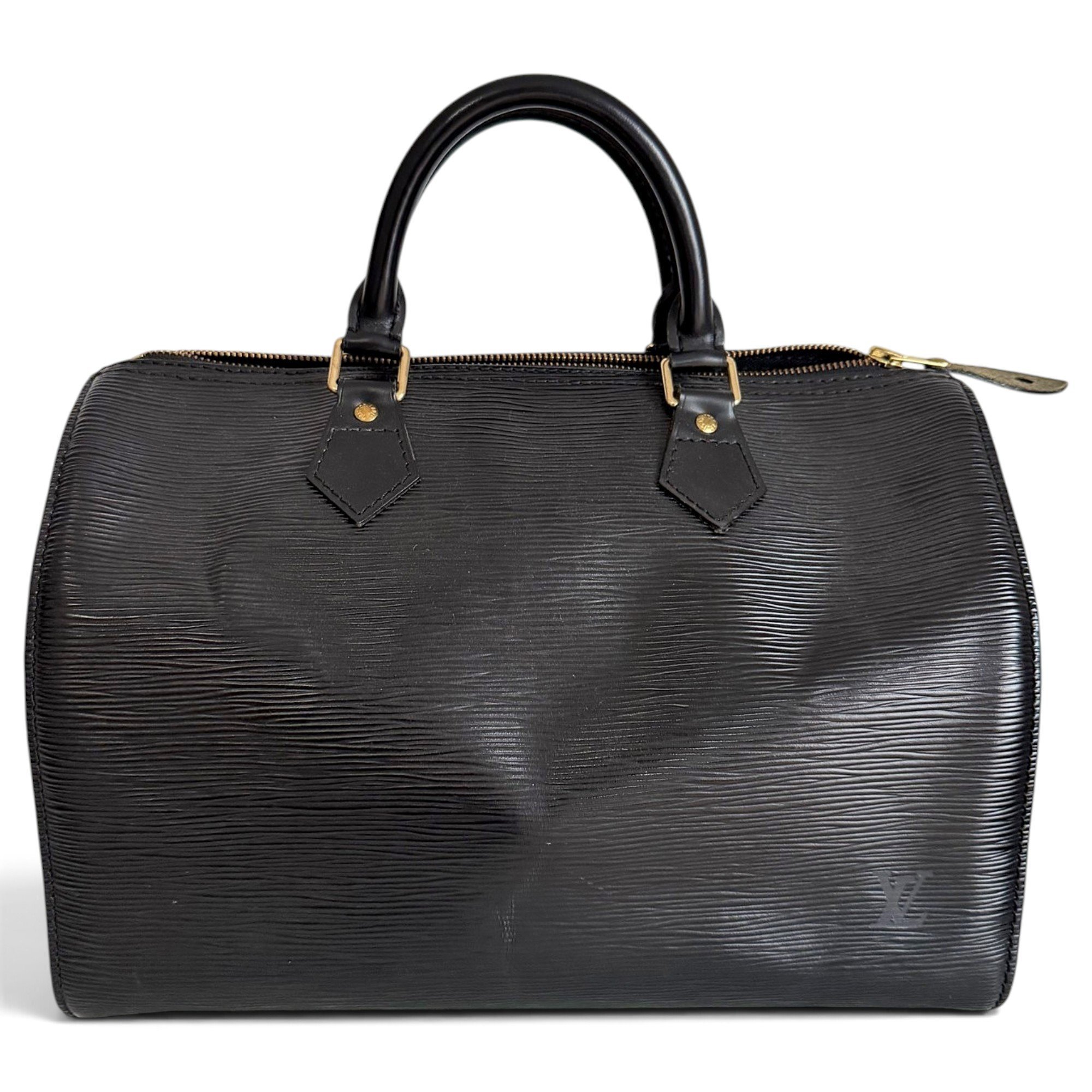 Speedy leather handbag