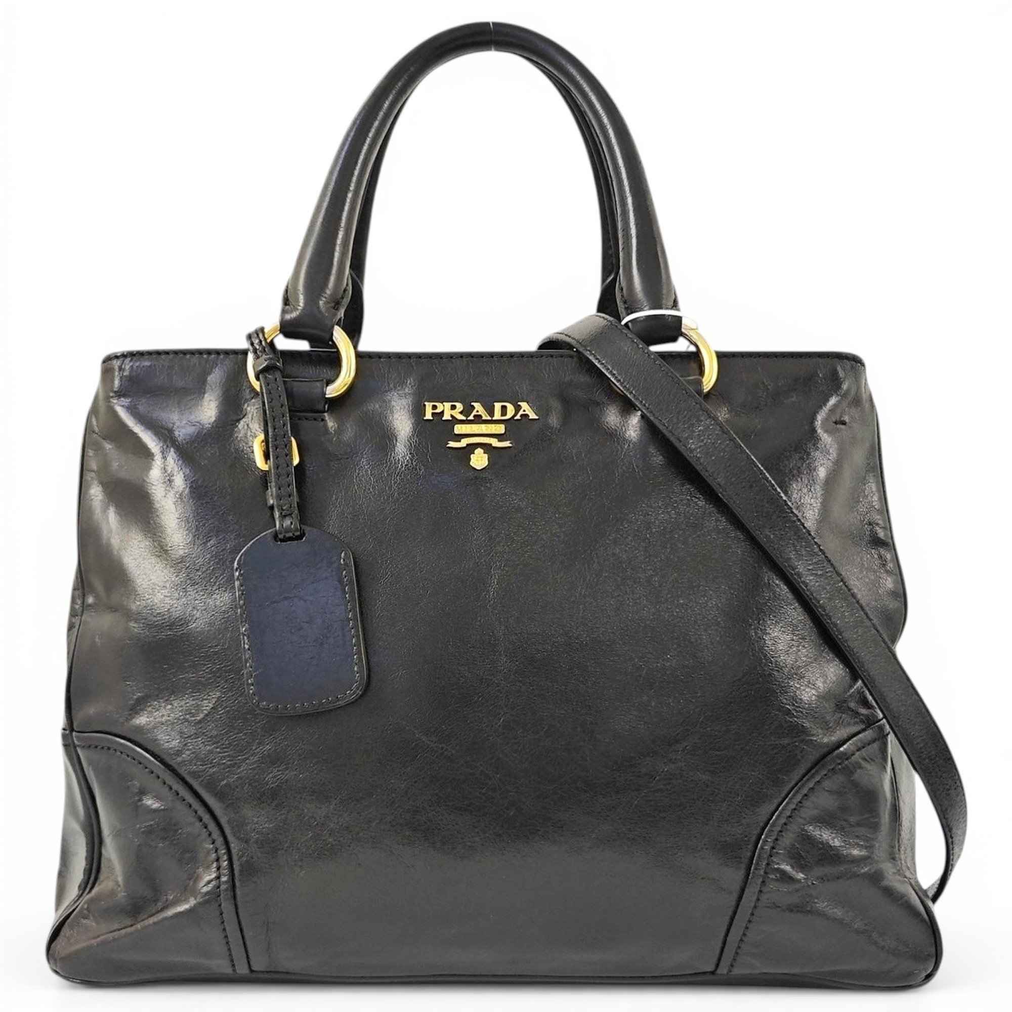 Leather handbag