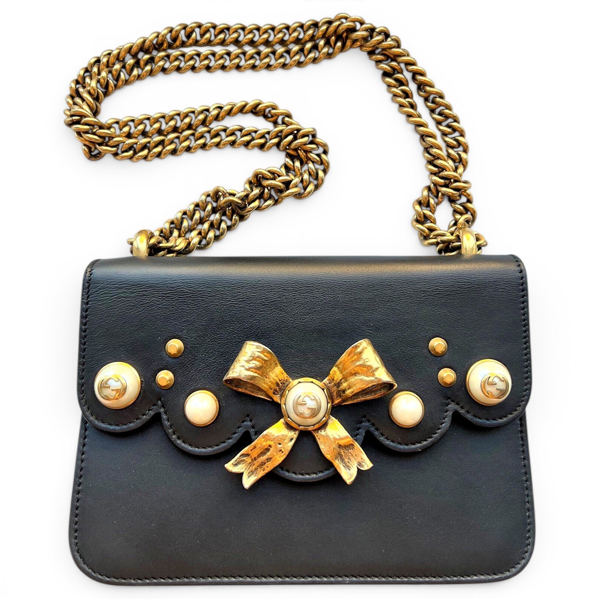 Leather handbag