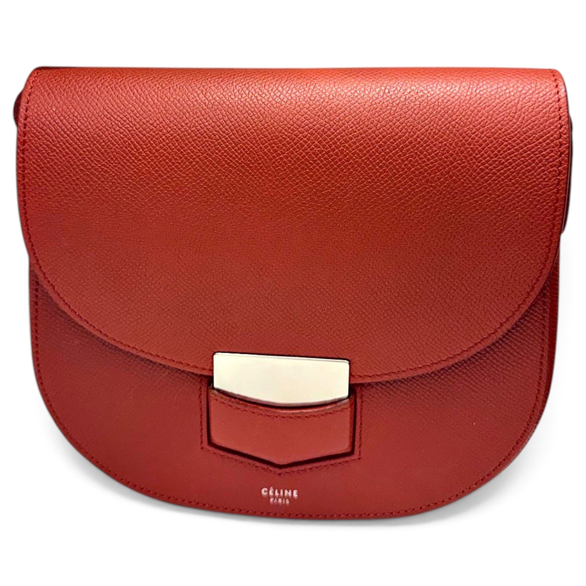Classic leather crossbody bag