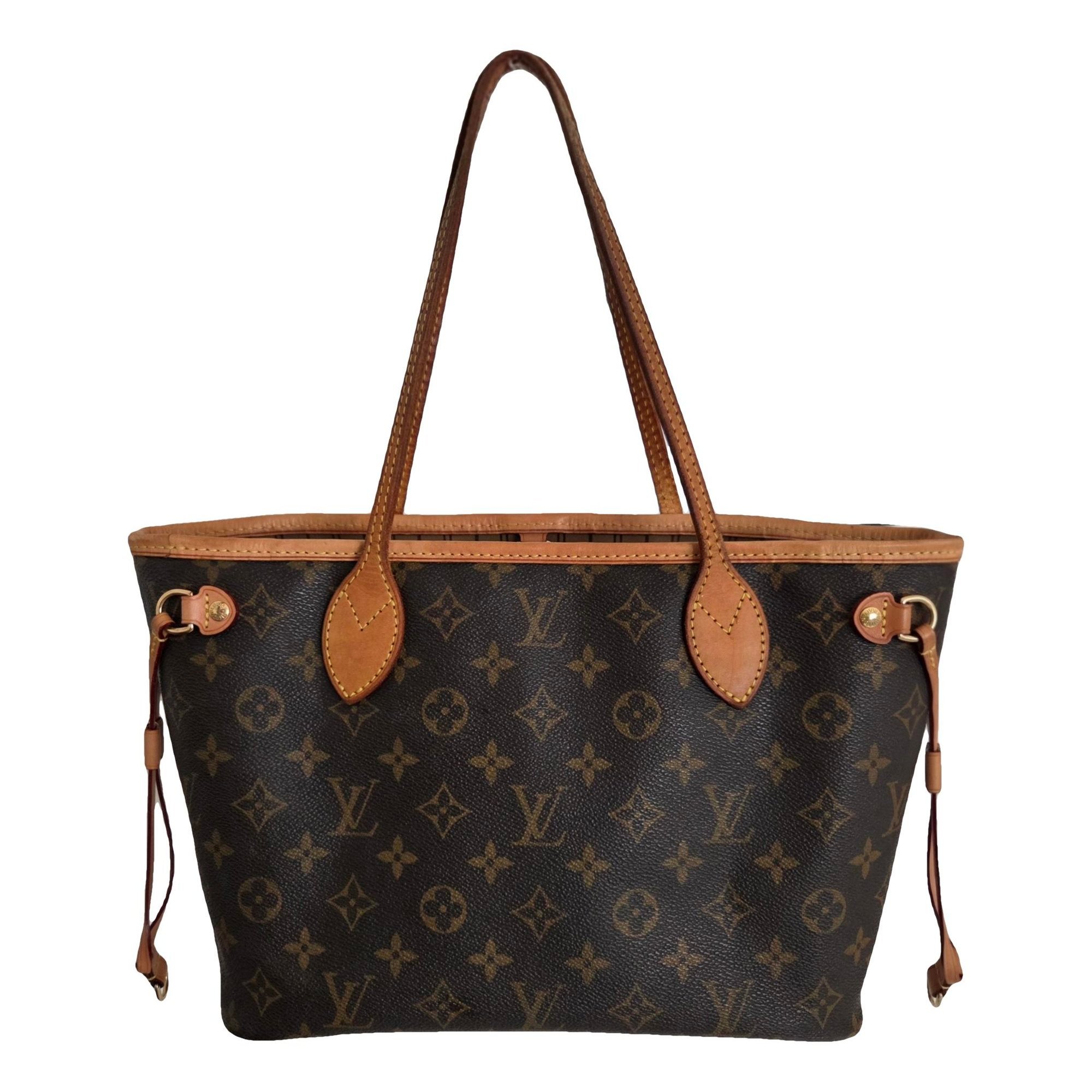 Louis Vuitton Neverfull leather tote
