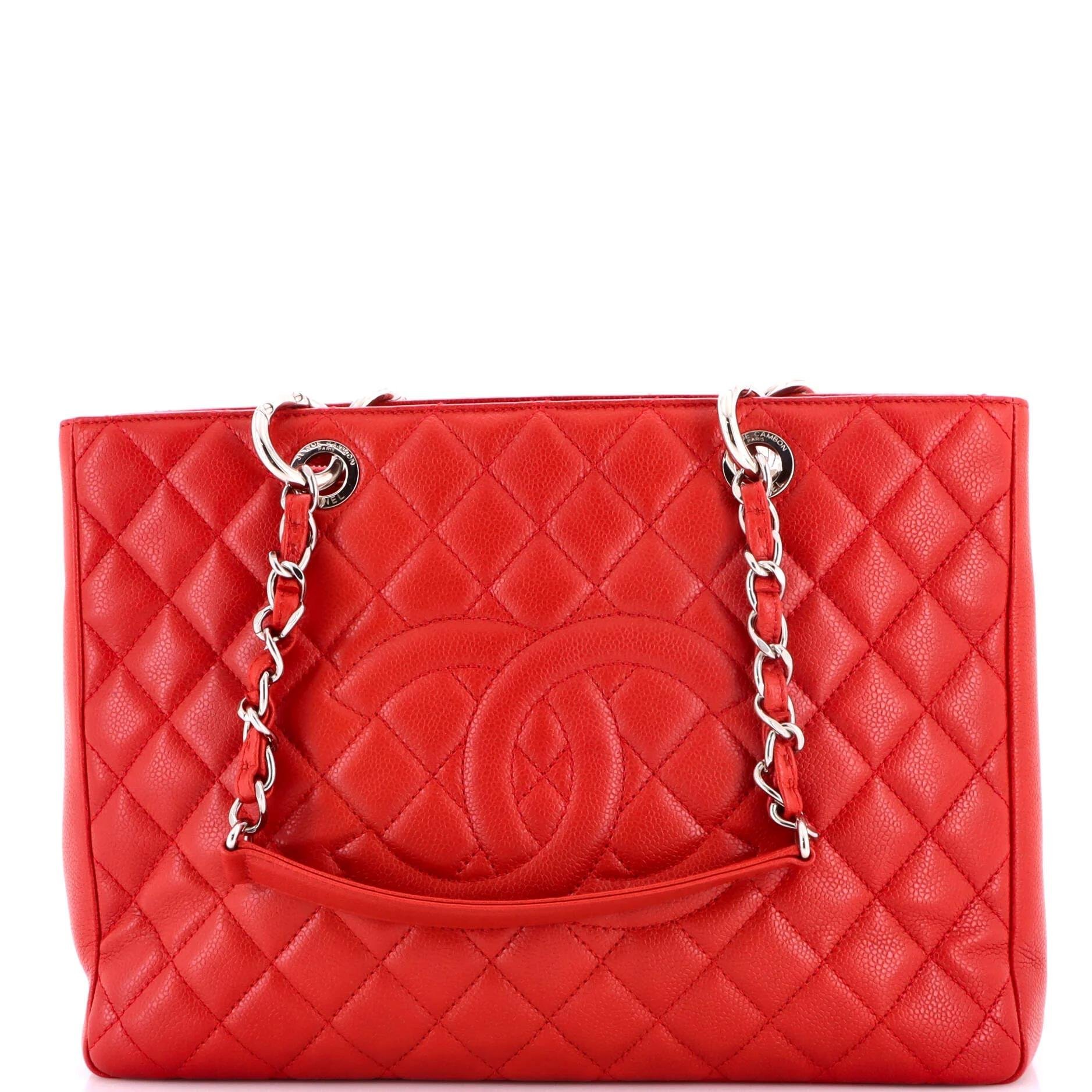 Classic CC Shopping leather tote