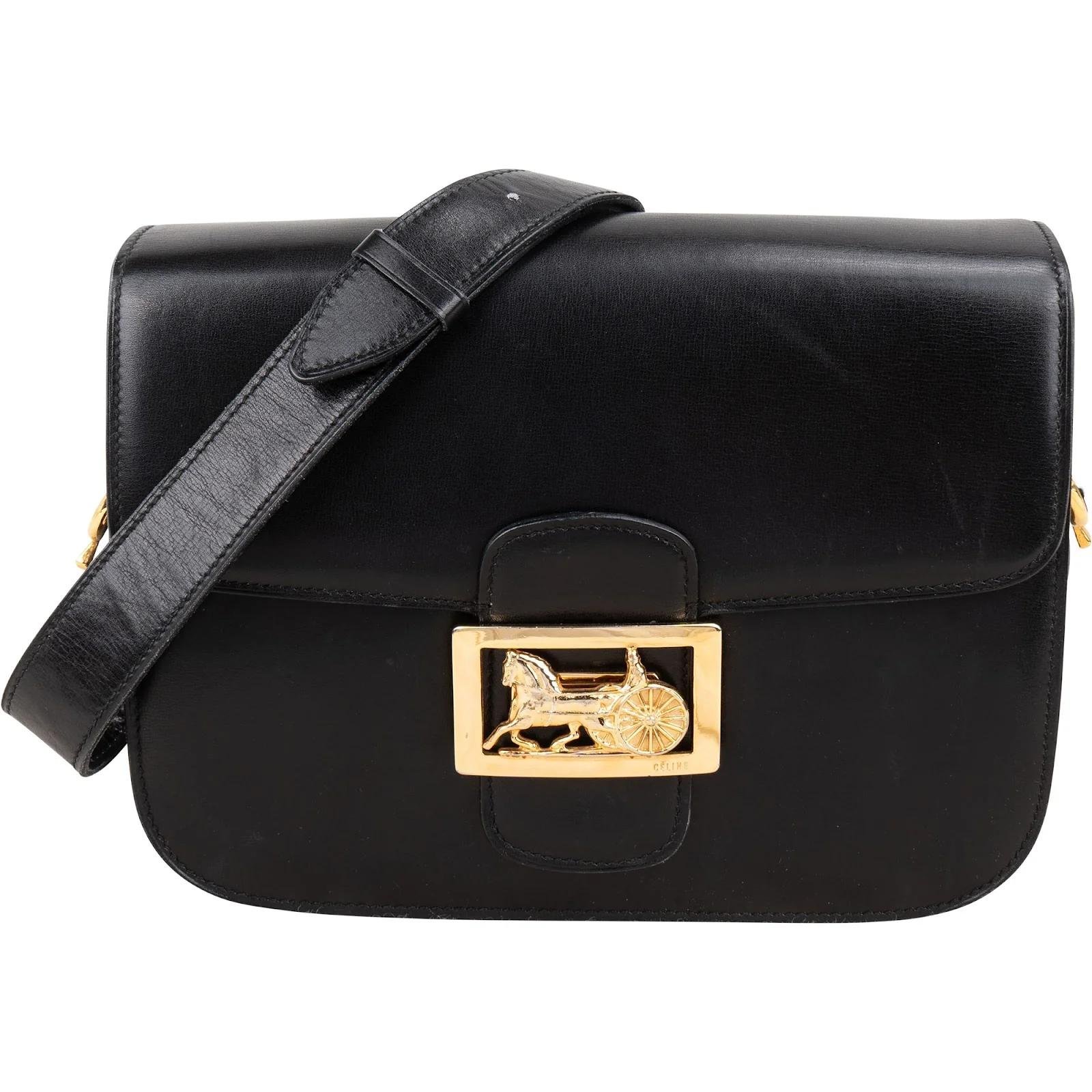 Triomphe leather handbag