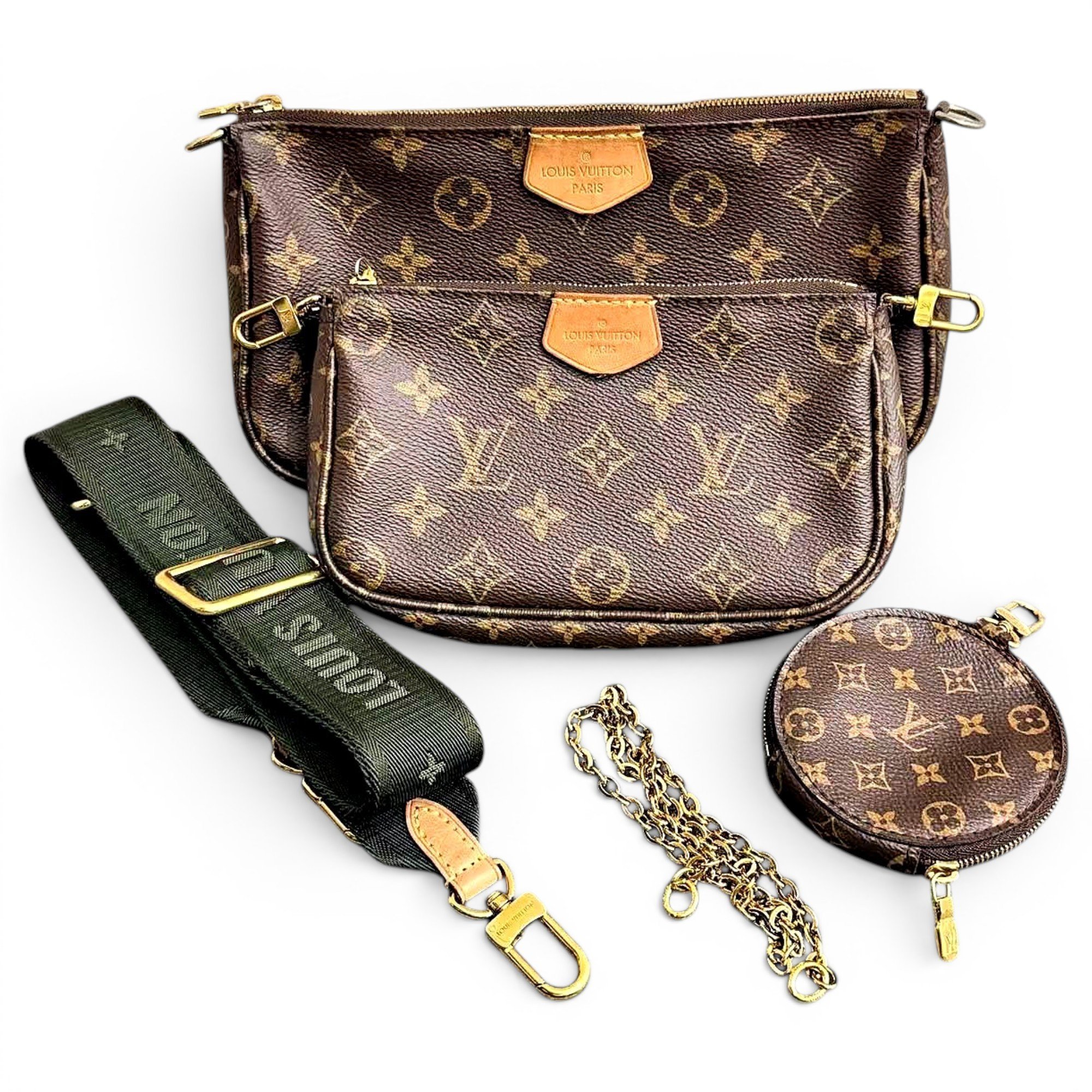 Multi Pochette Accessoires leather crossbody bag