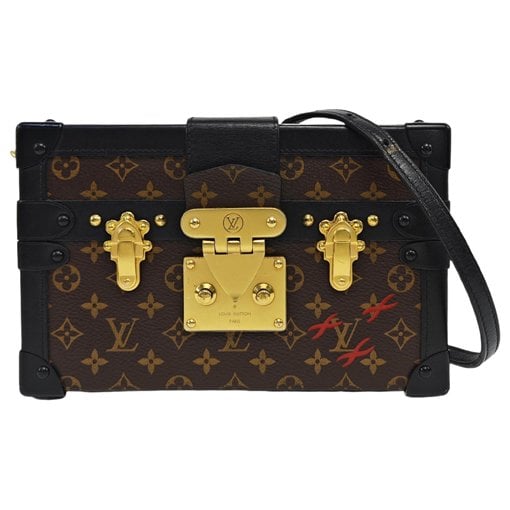 Petite Malle leather handbag