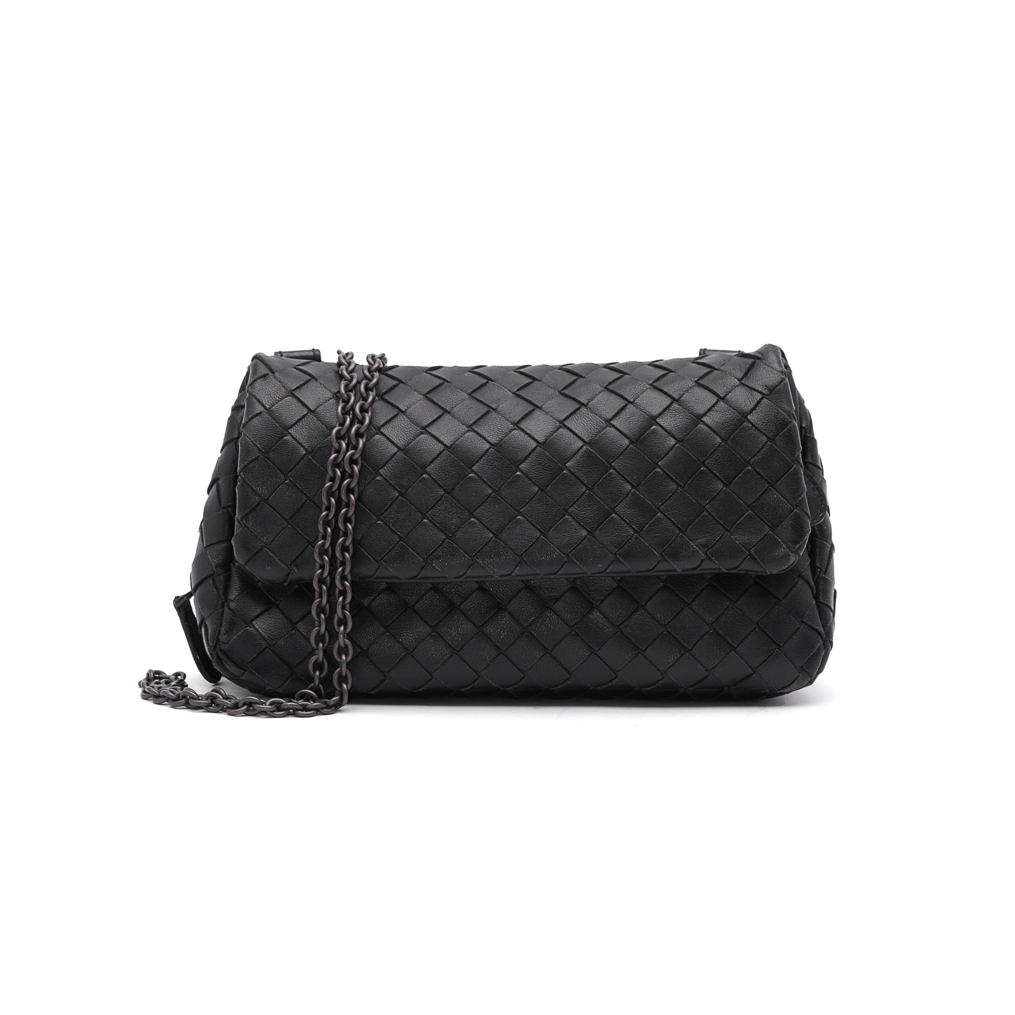 Knot leather handbag