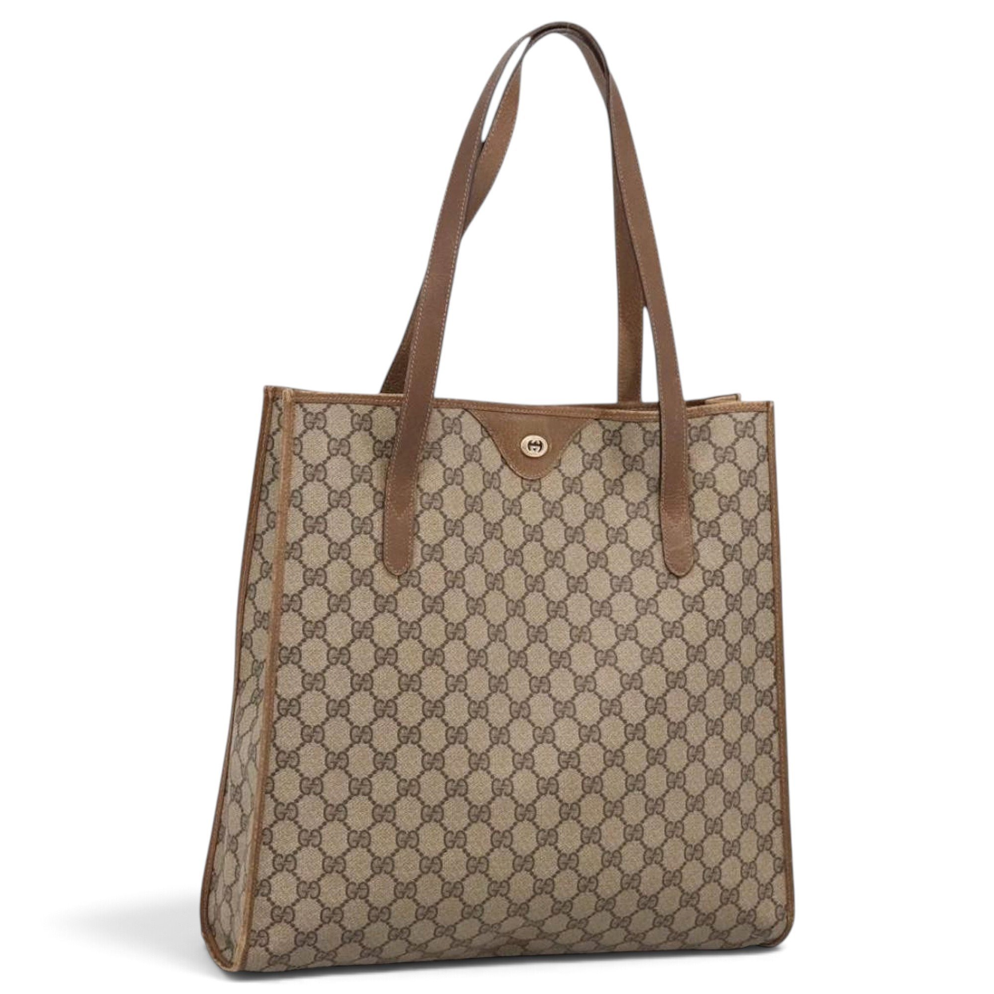 Leather tote
