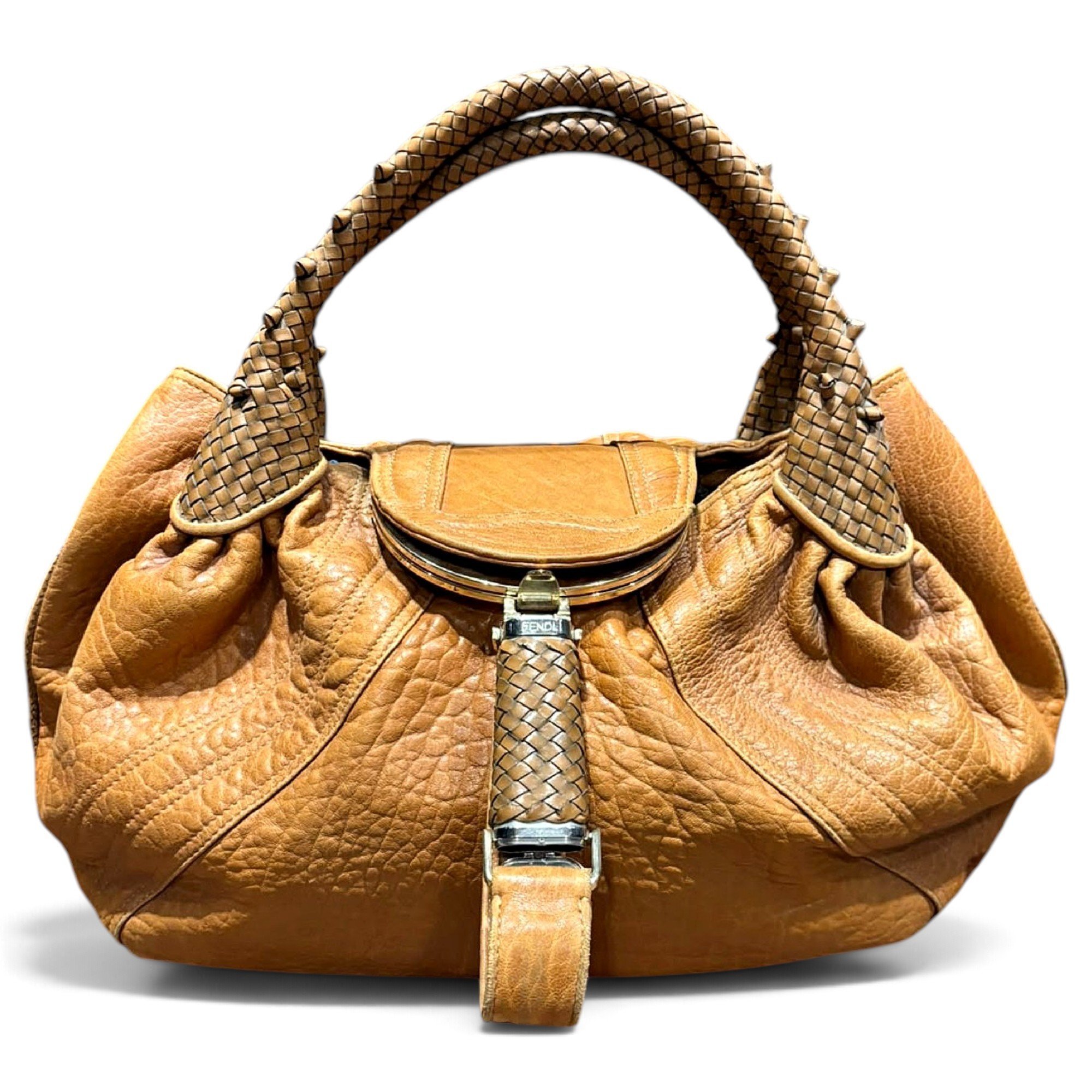 Spy leather handbag