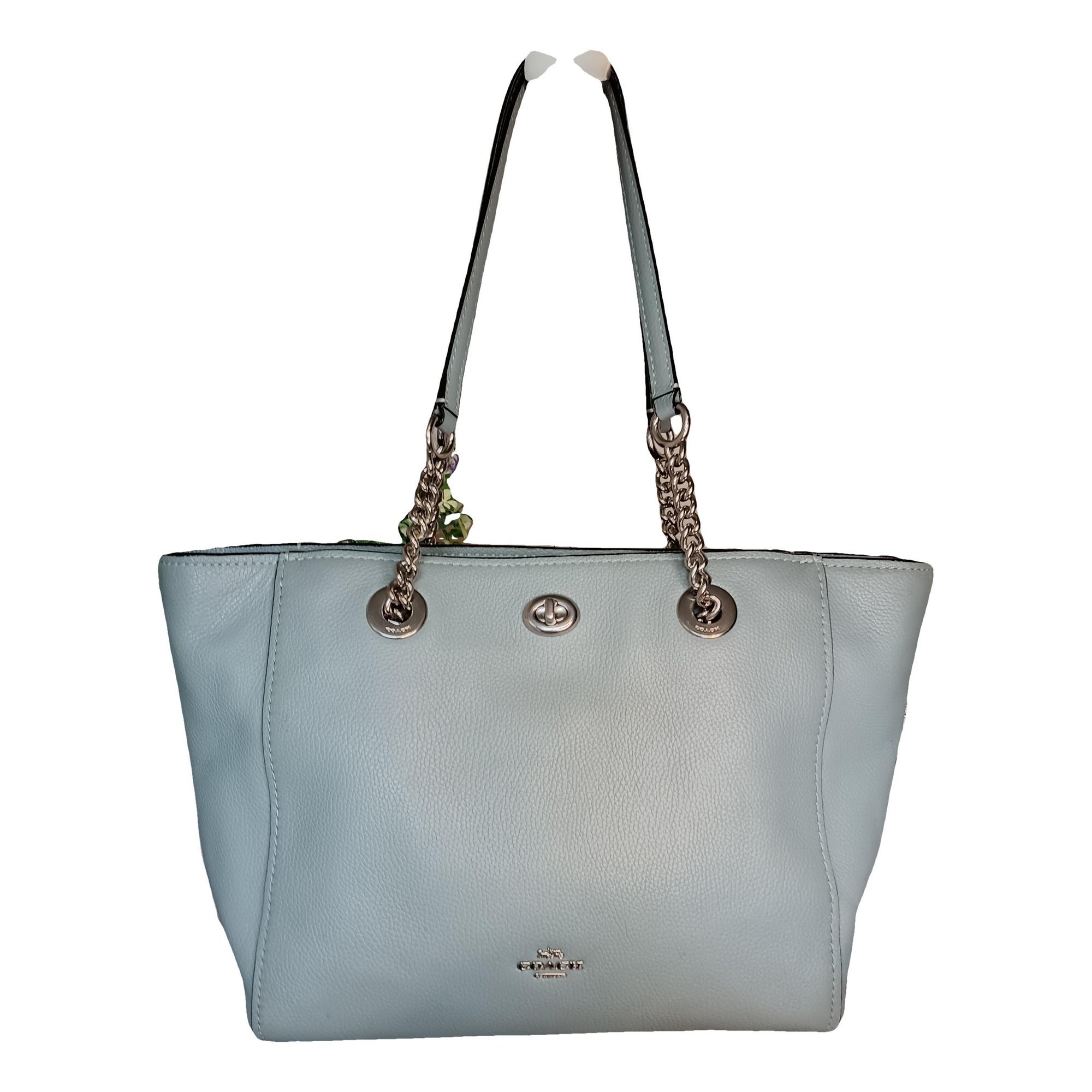 Leather tote