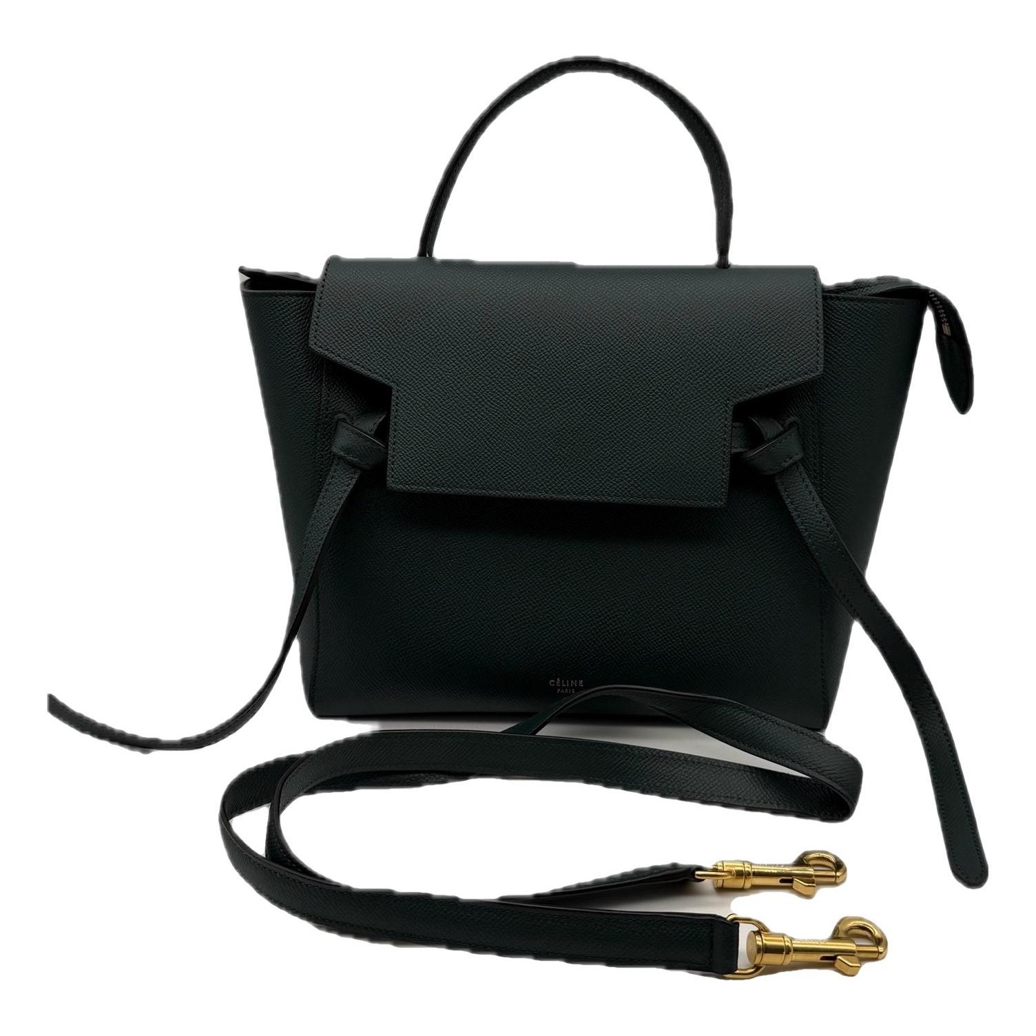 Belt leather handbag