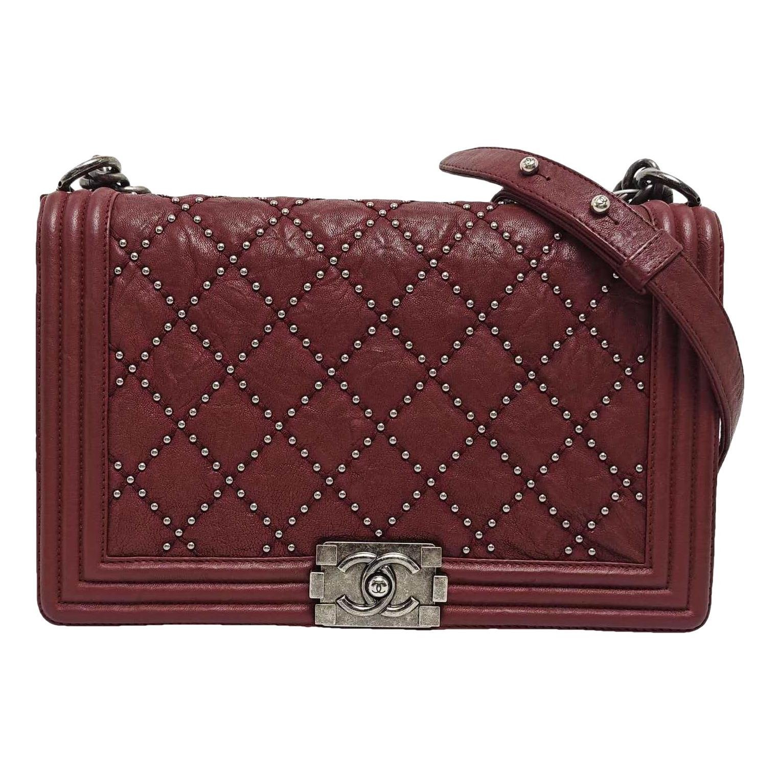 Boy leather crossbody bag