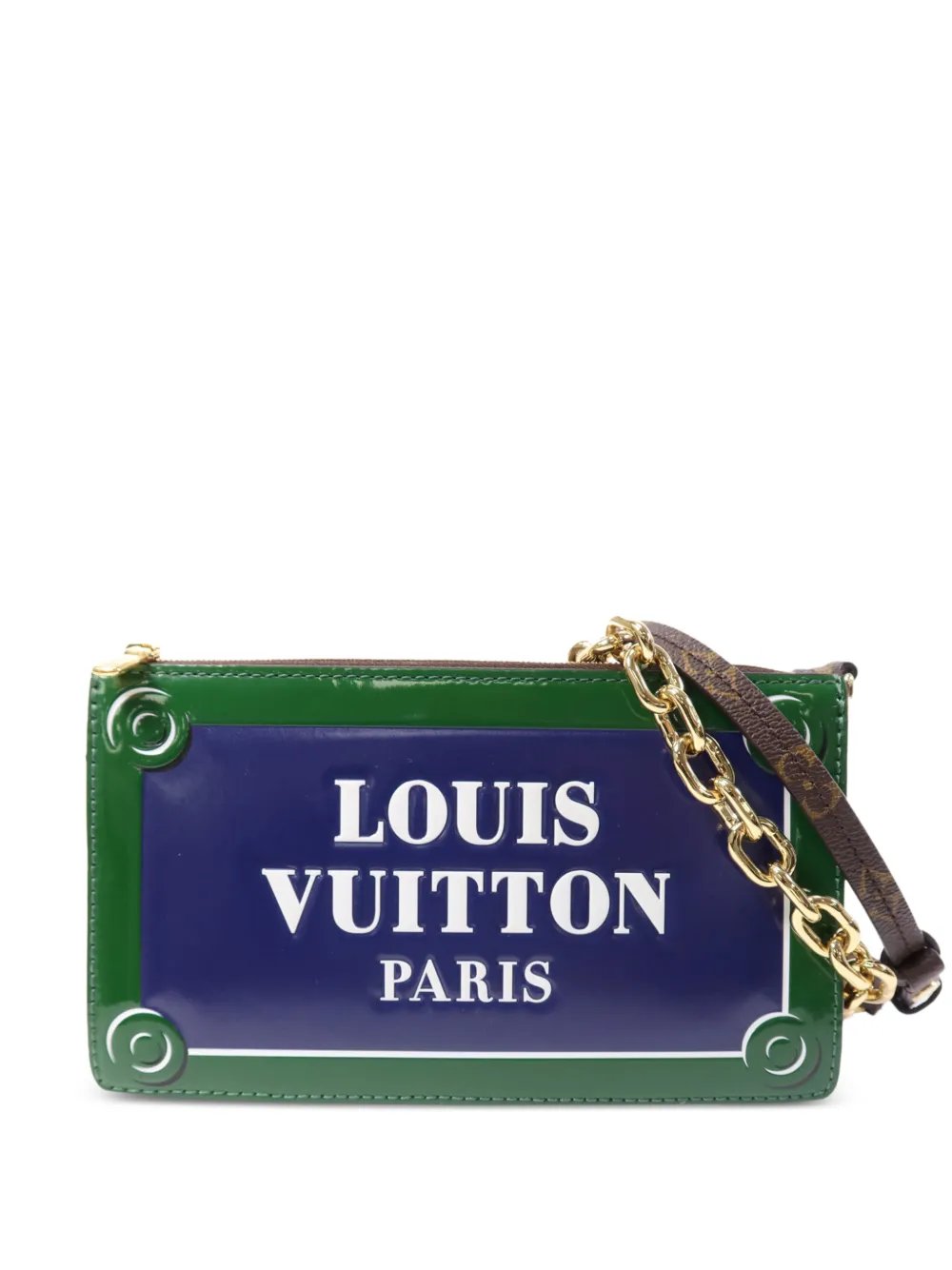 Street Sign monogram shoulder bag