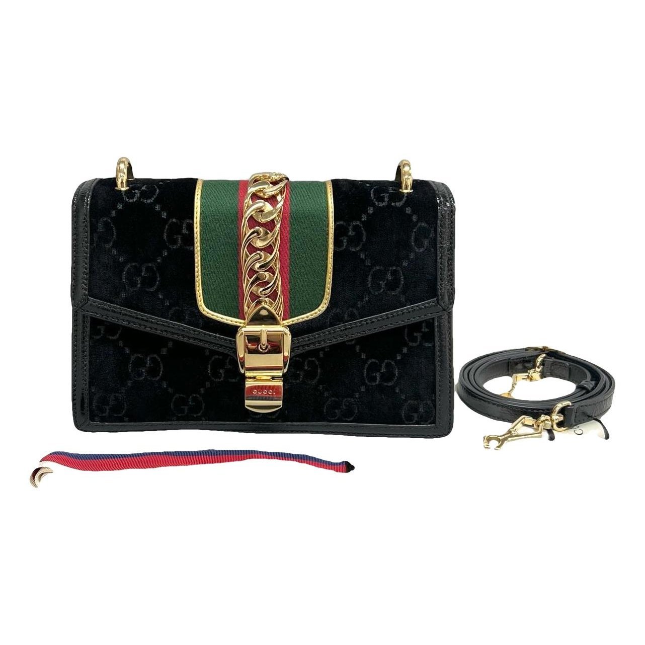 Sylvie velvet handbag