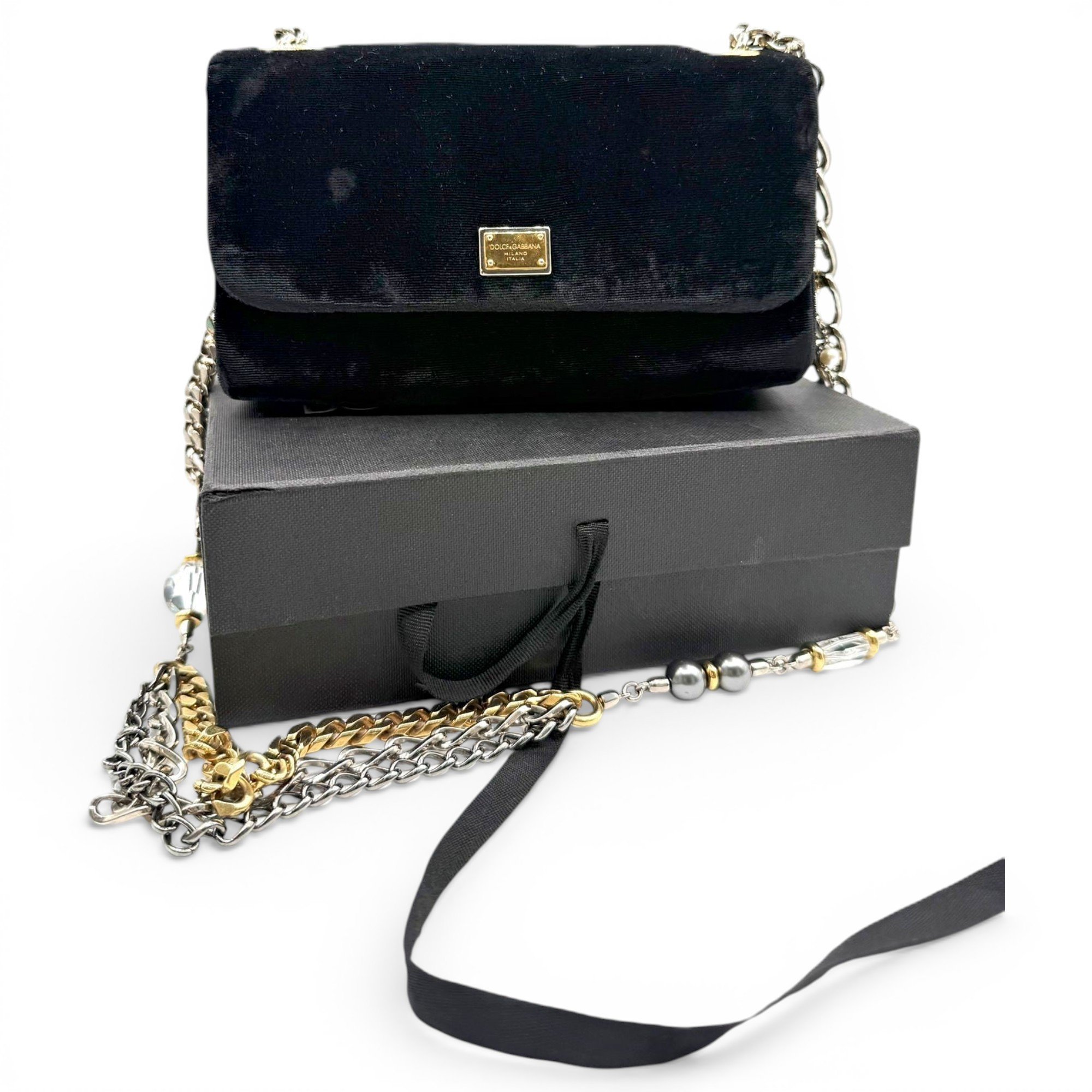 Dolce & Gabbana Sicily velvet mini bag