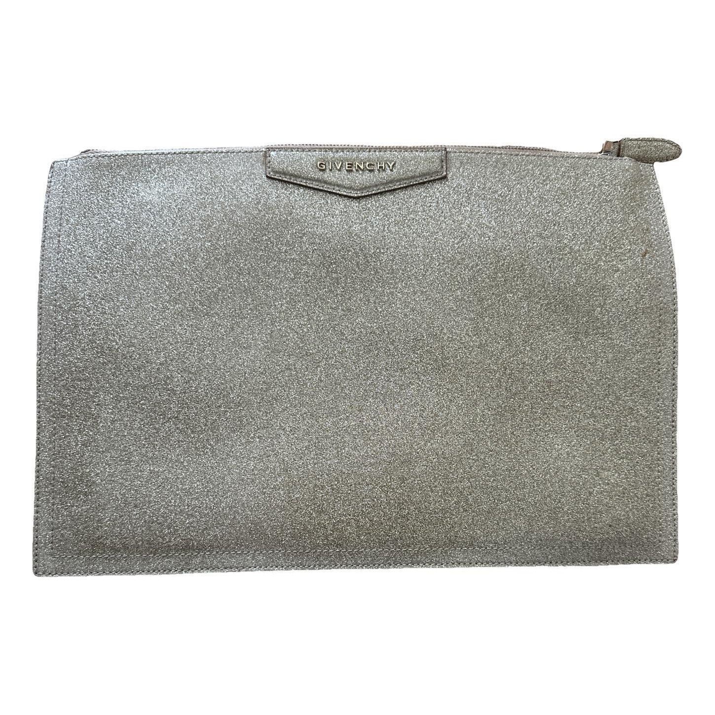 Antigona glitter clutch bag