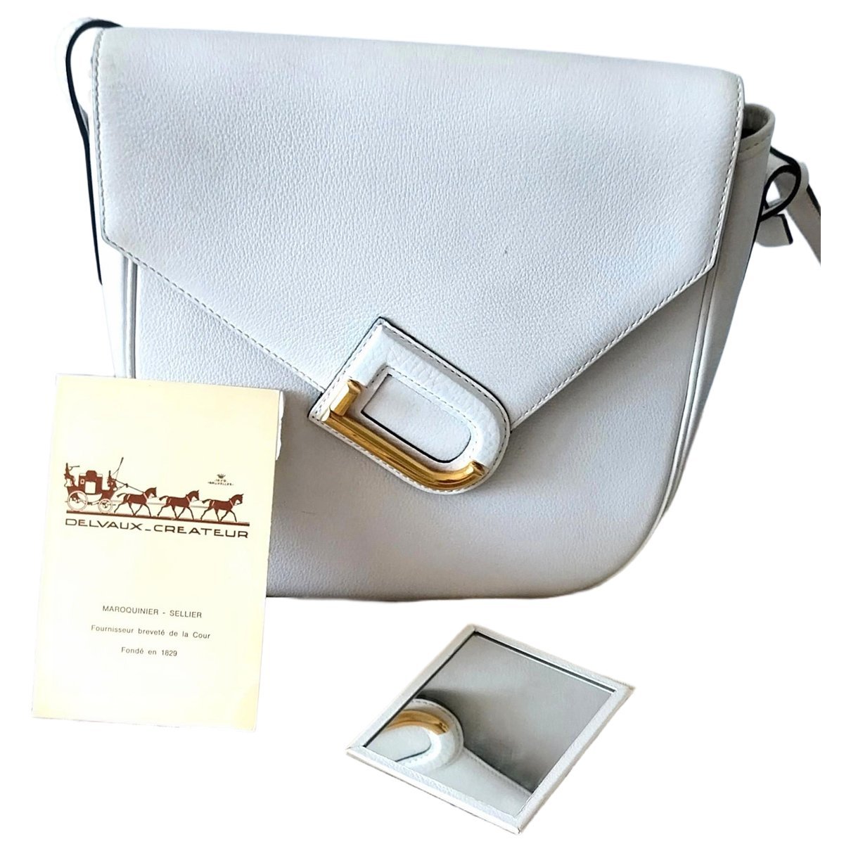Leather crossbody bag