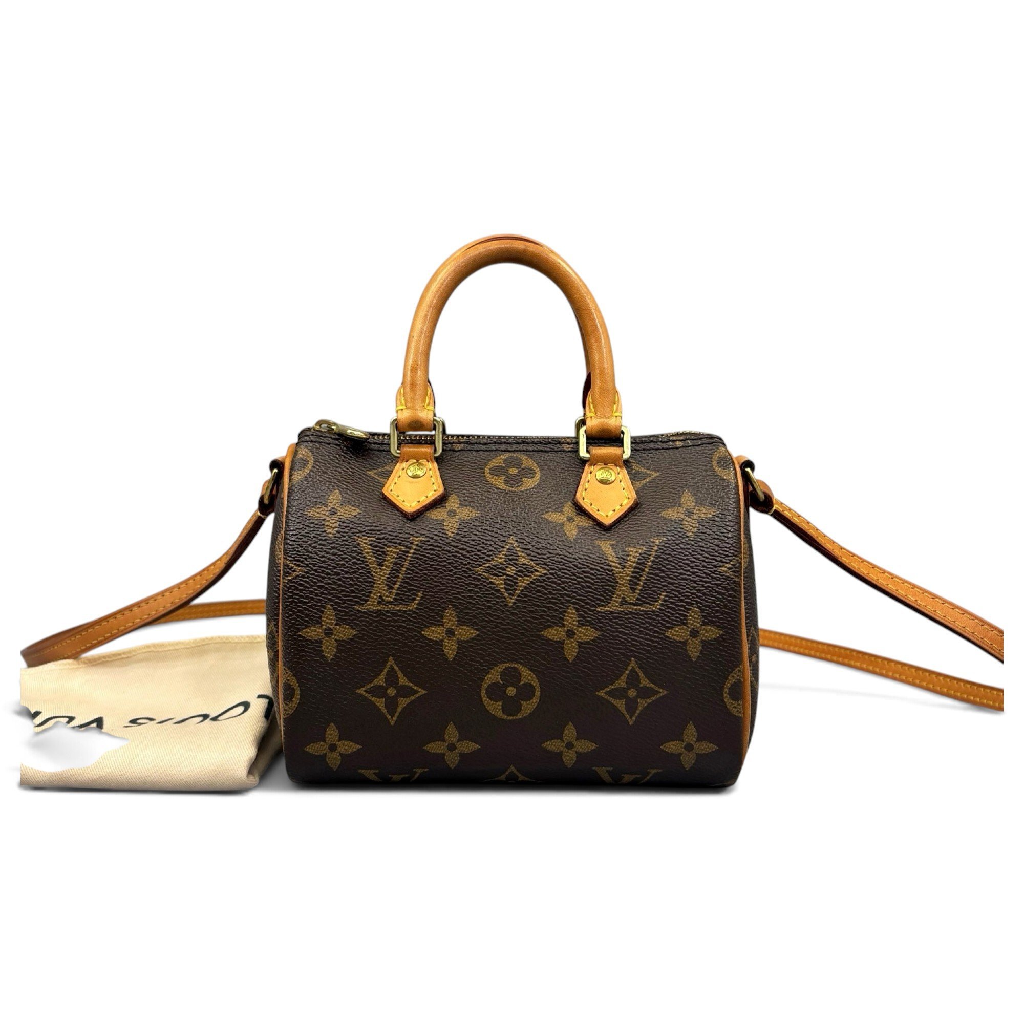 Speedy leather handbag