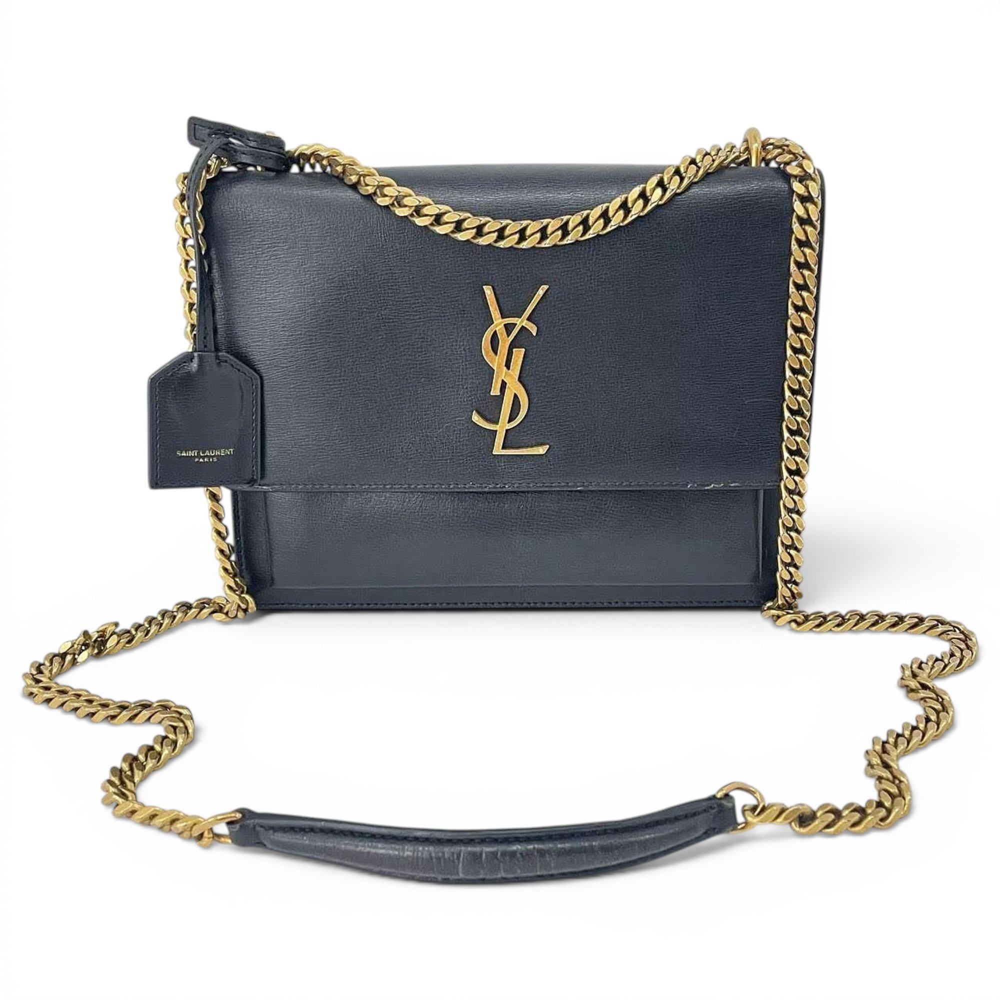 Sunset leather handbag