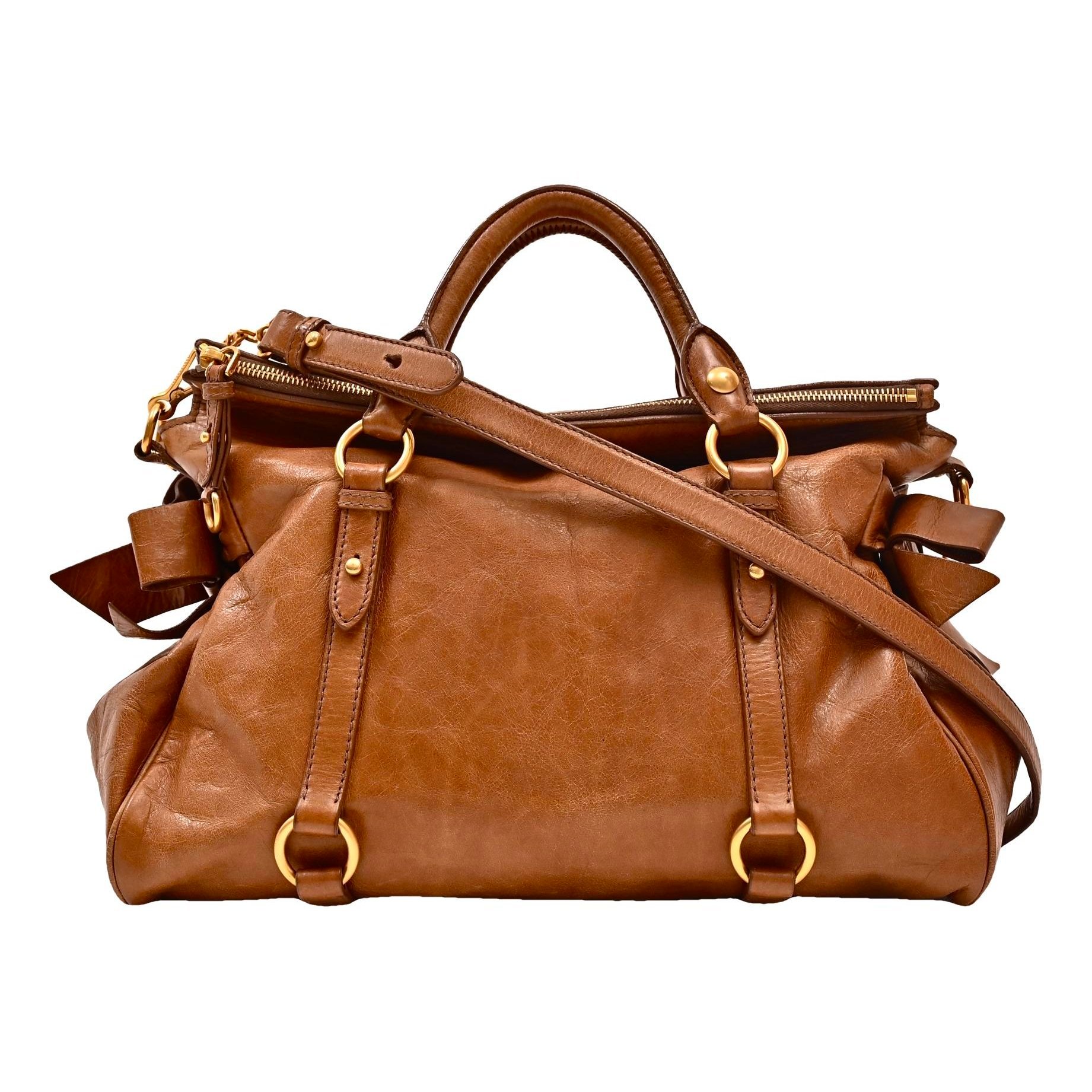 Leather handbag