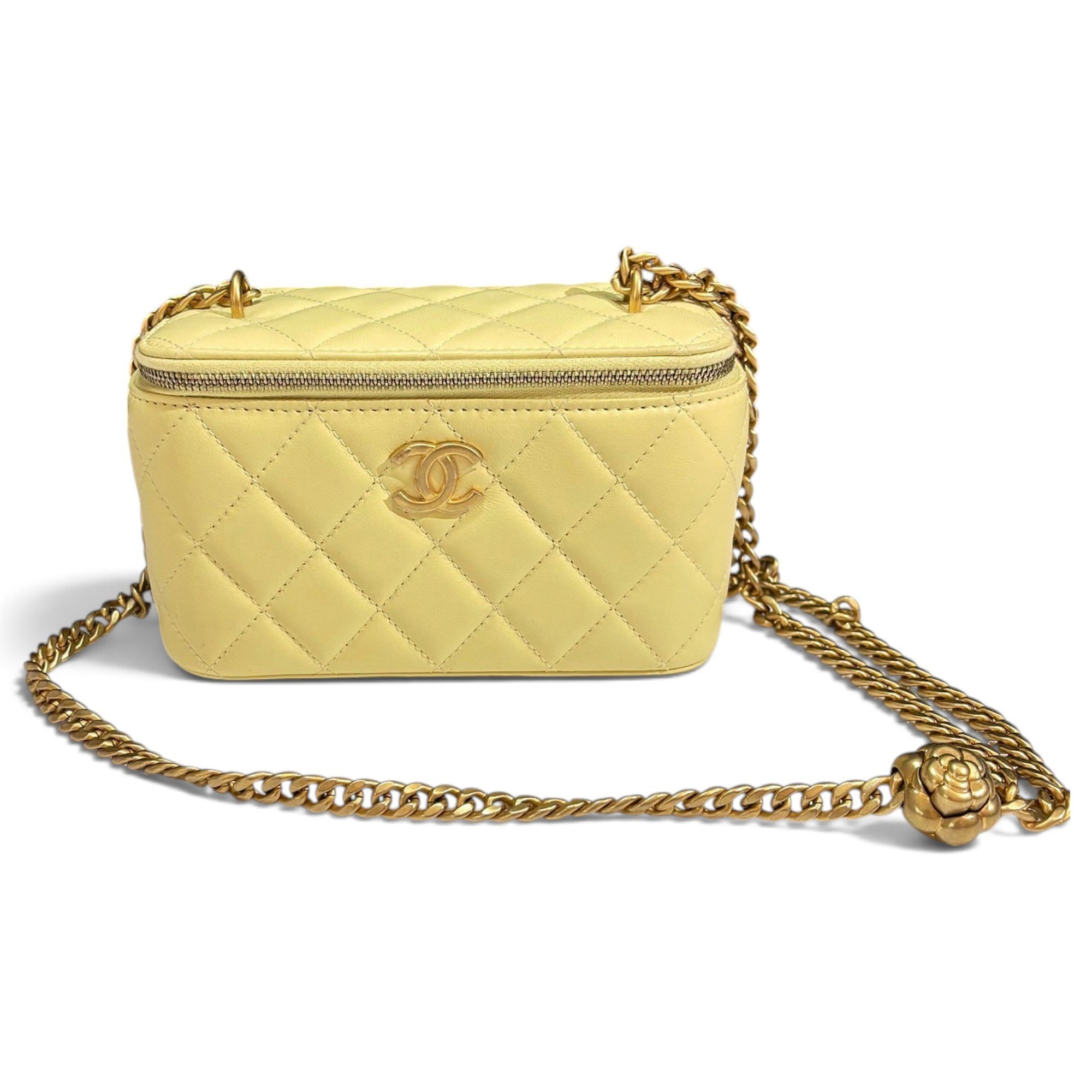 Trendy CC Vanity leather handbag