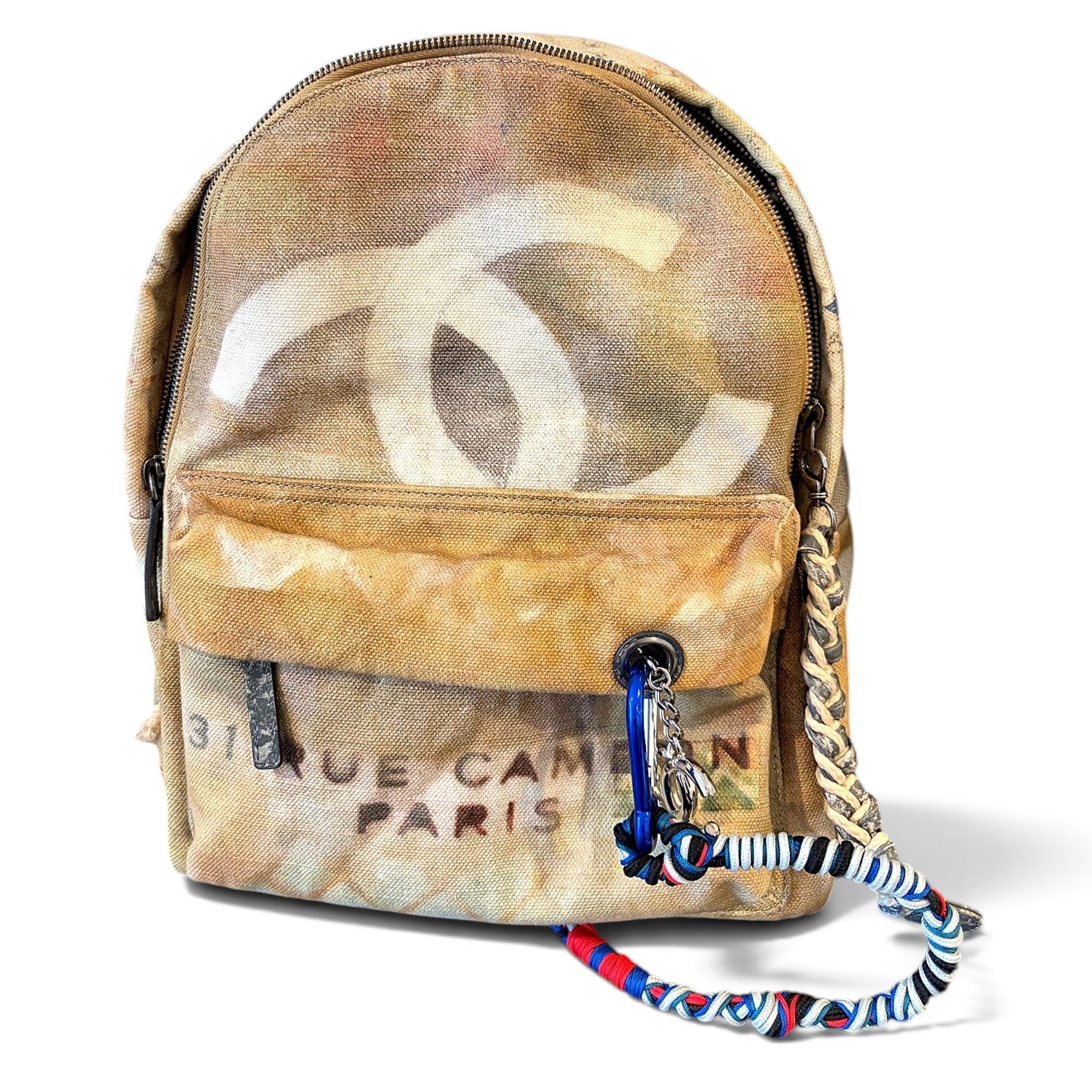 Graffiti cloth backpack