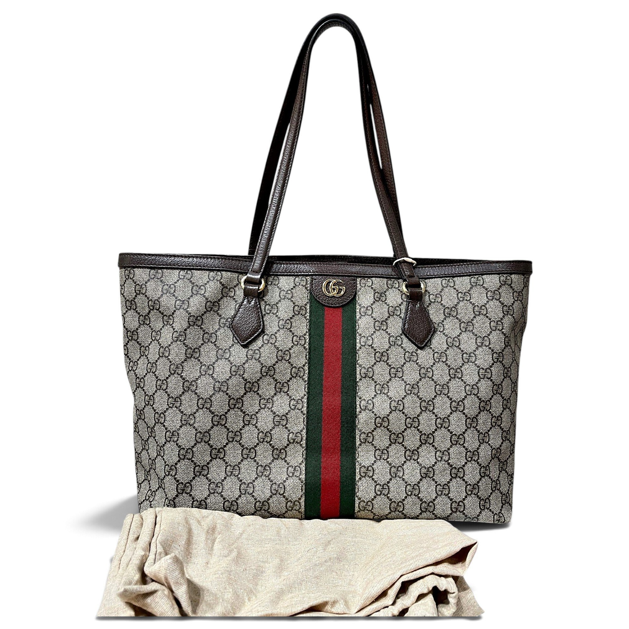 Ophidia Shopping leather tote