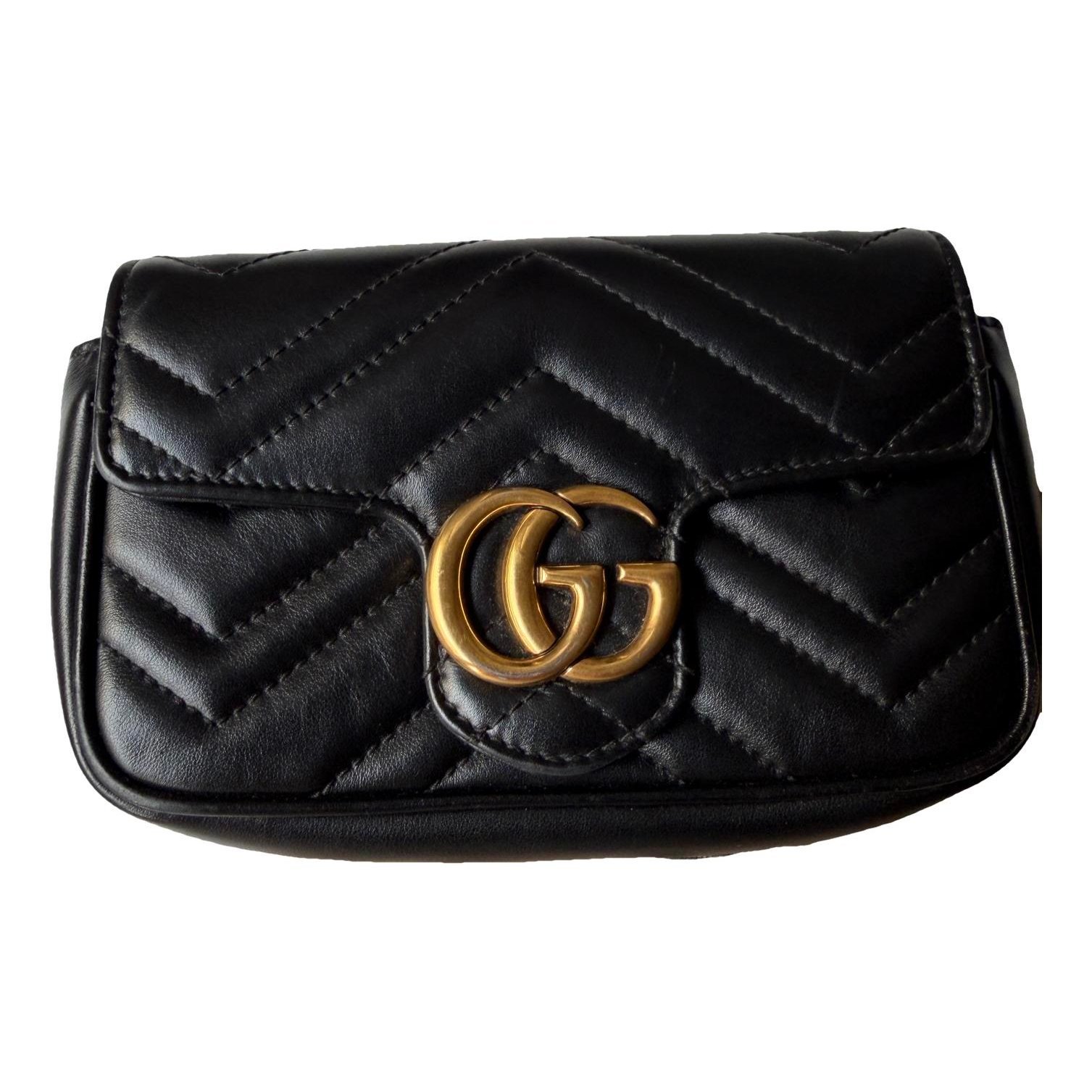 Marmont leather clutch bag