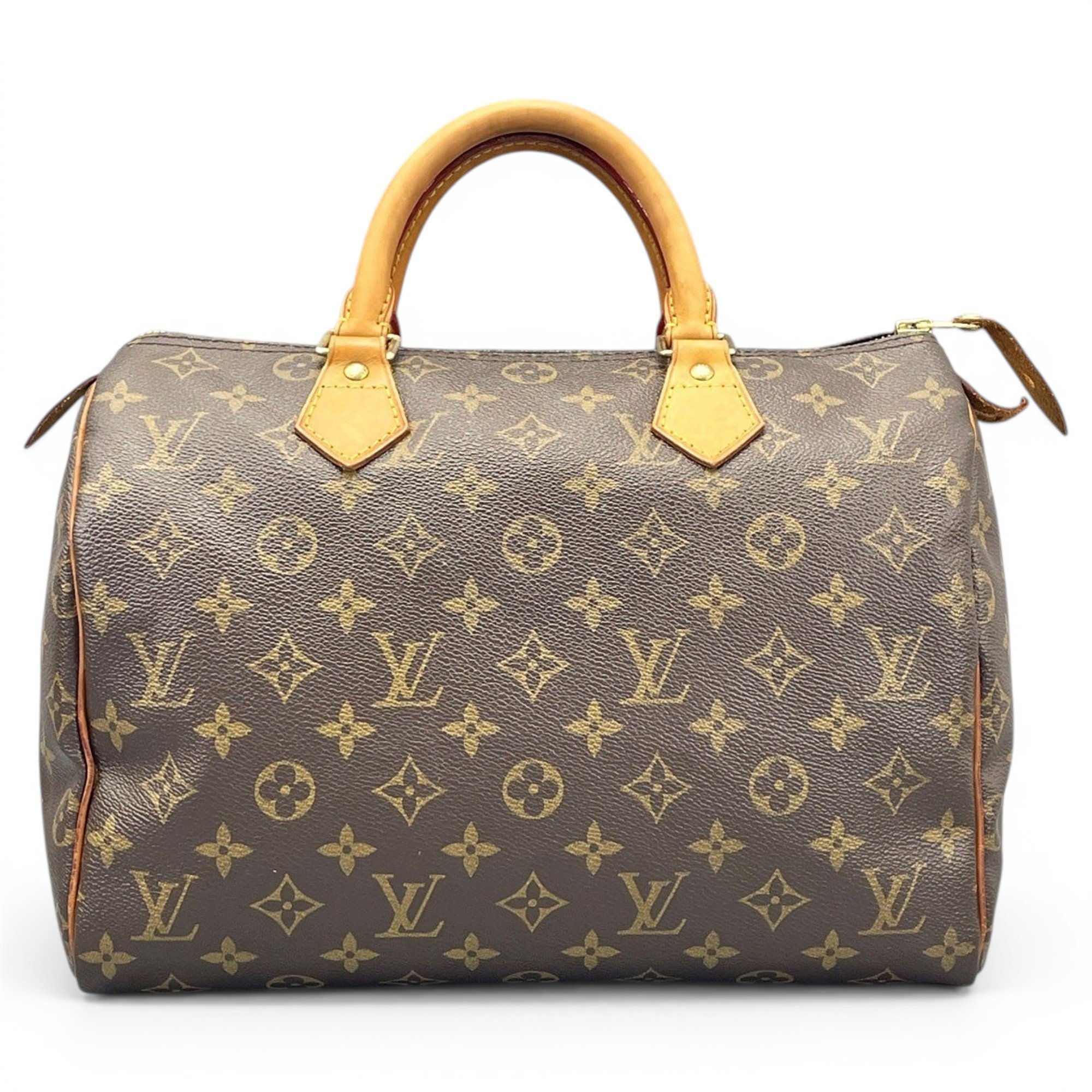 Speedy leather handbag