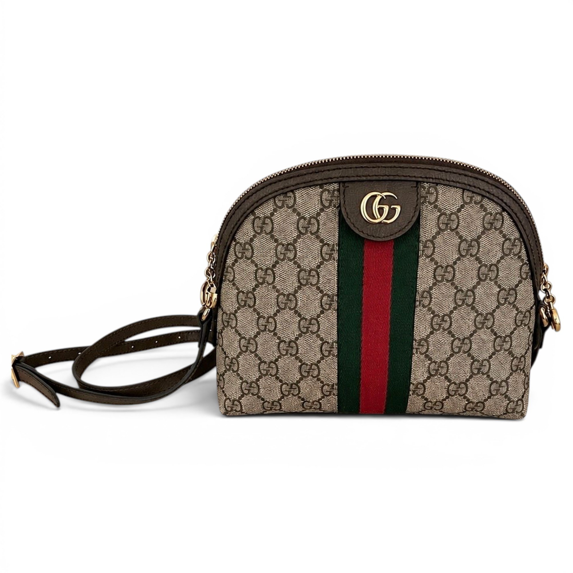 Ophidia leather crossbody bag
