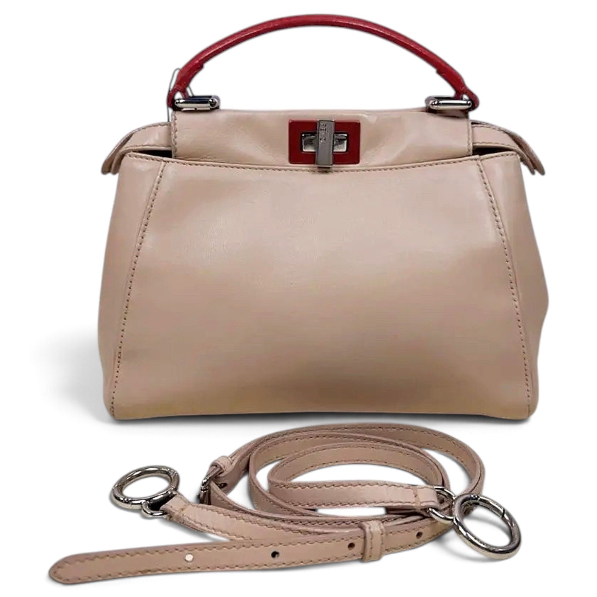Peekaboo leather crossbody bag