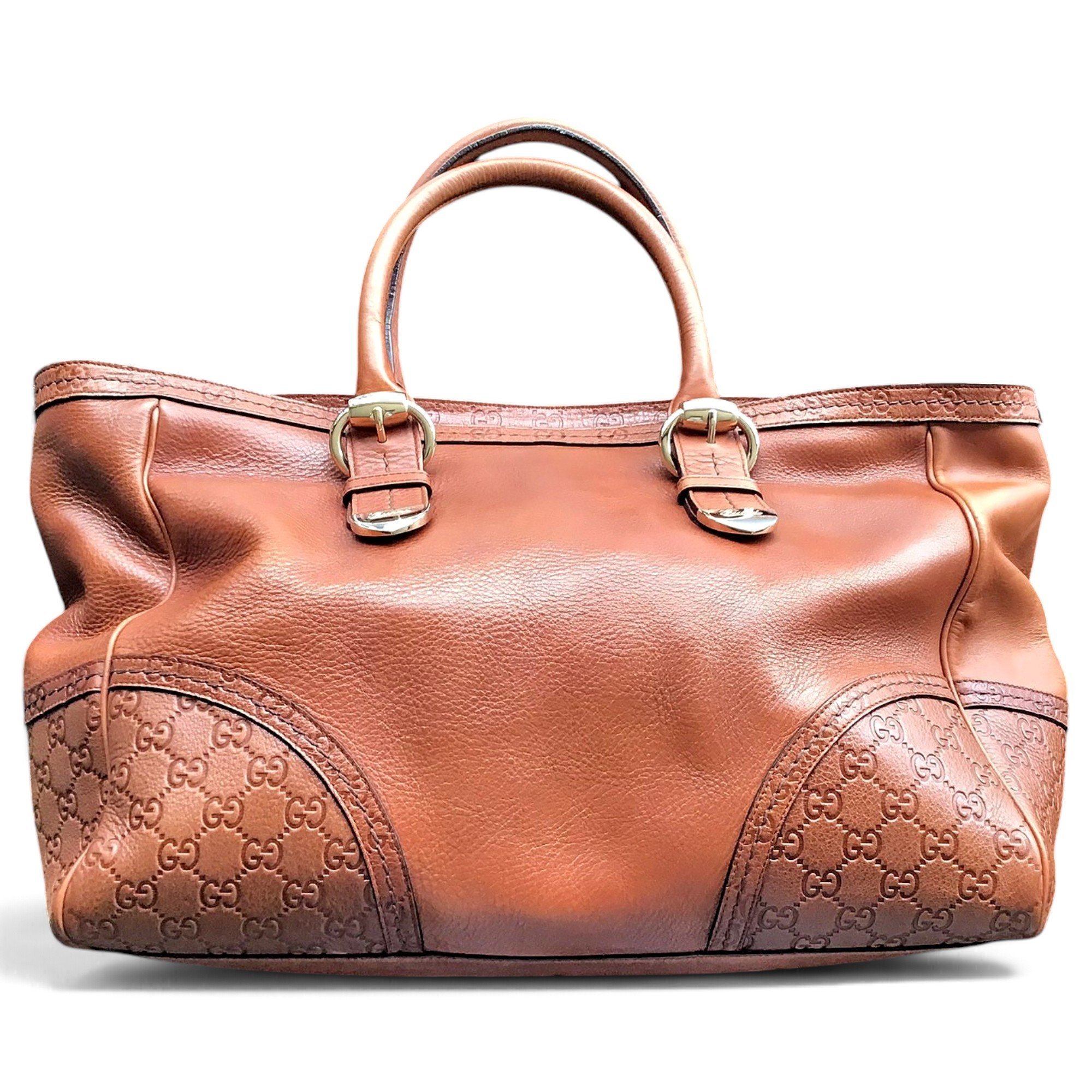 Leather tote
