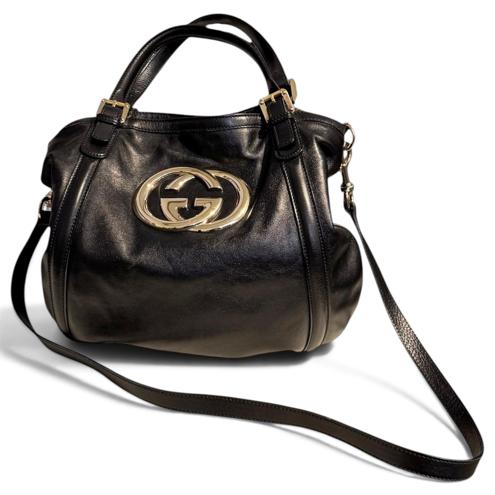 Britt leather crossbody bag
