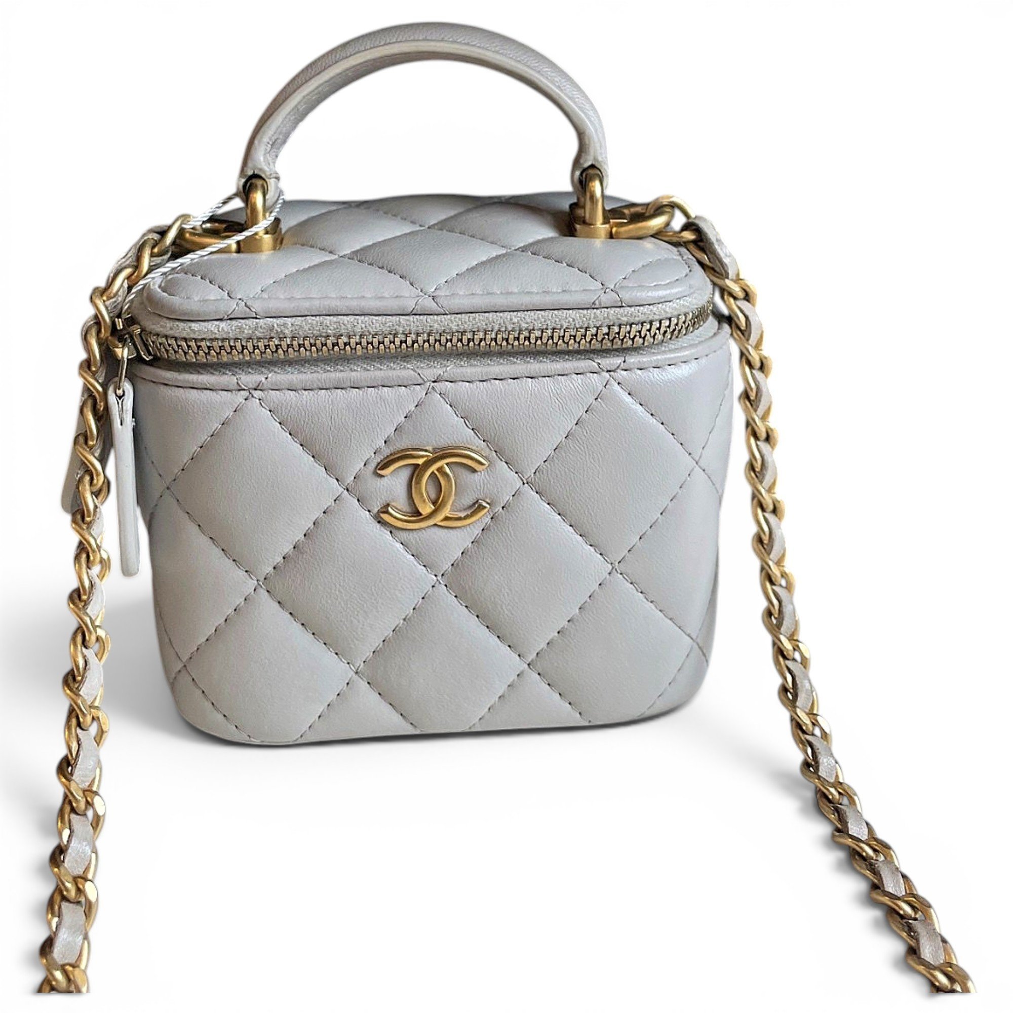 Trendy CC Vanity leather handbag
