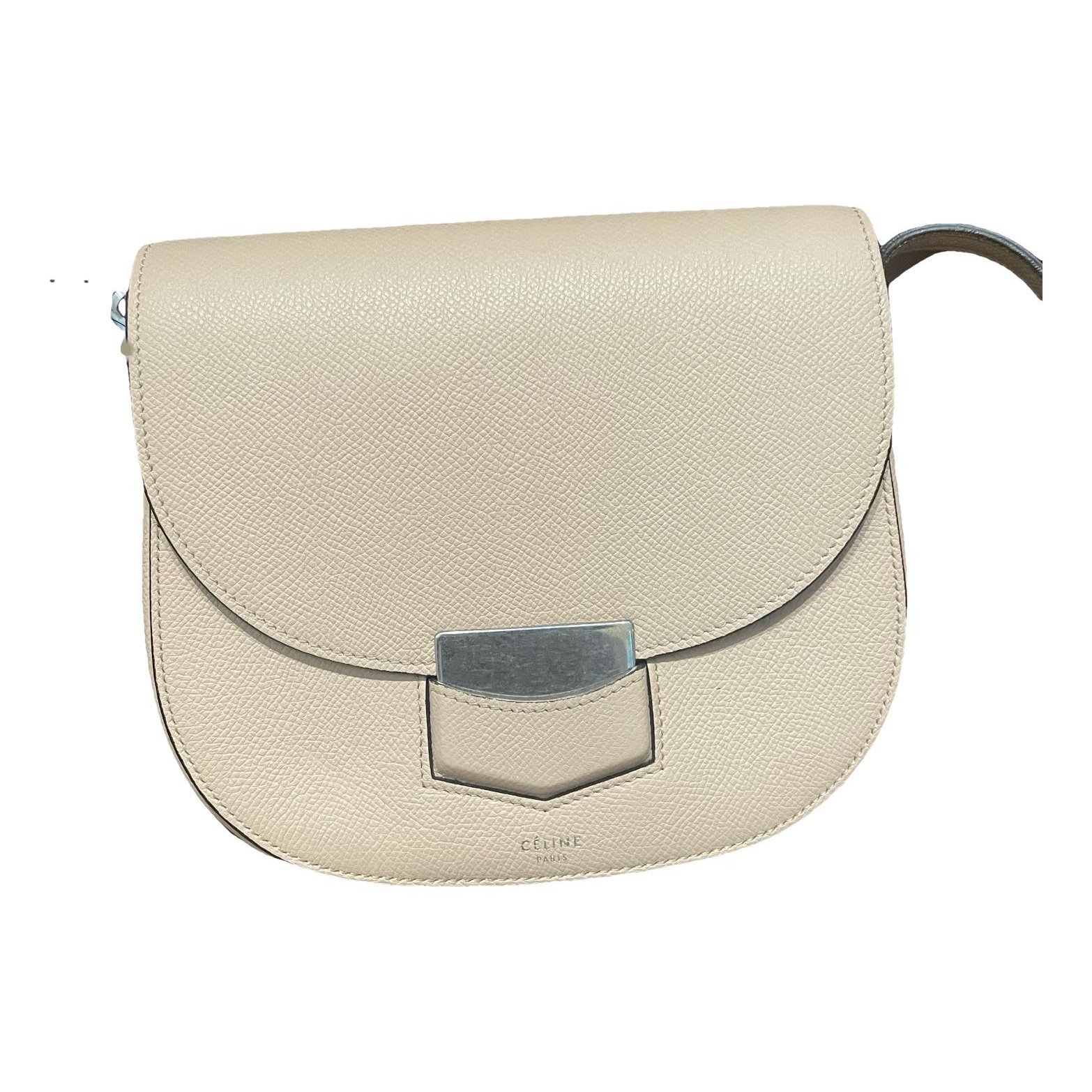 Trotteur leather crossbody bag