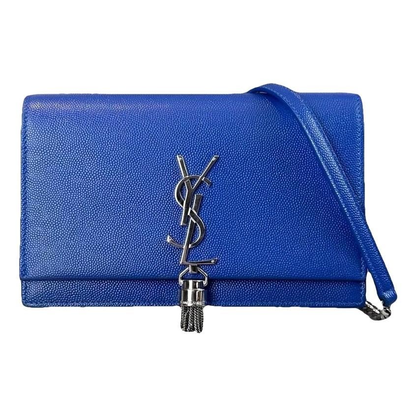 Pompom Kate leather handbag
