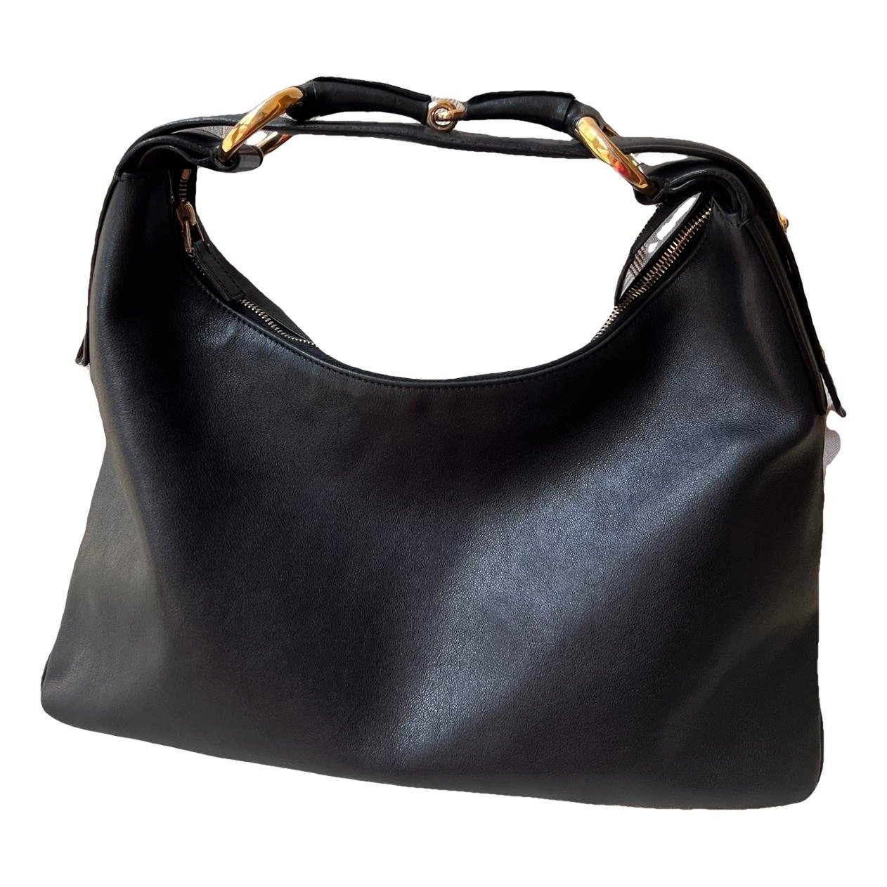 Hobo leather handbag