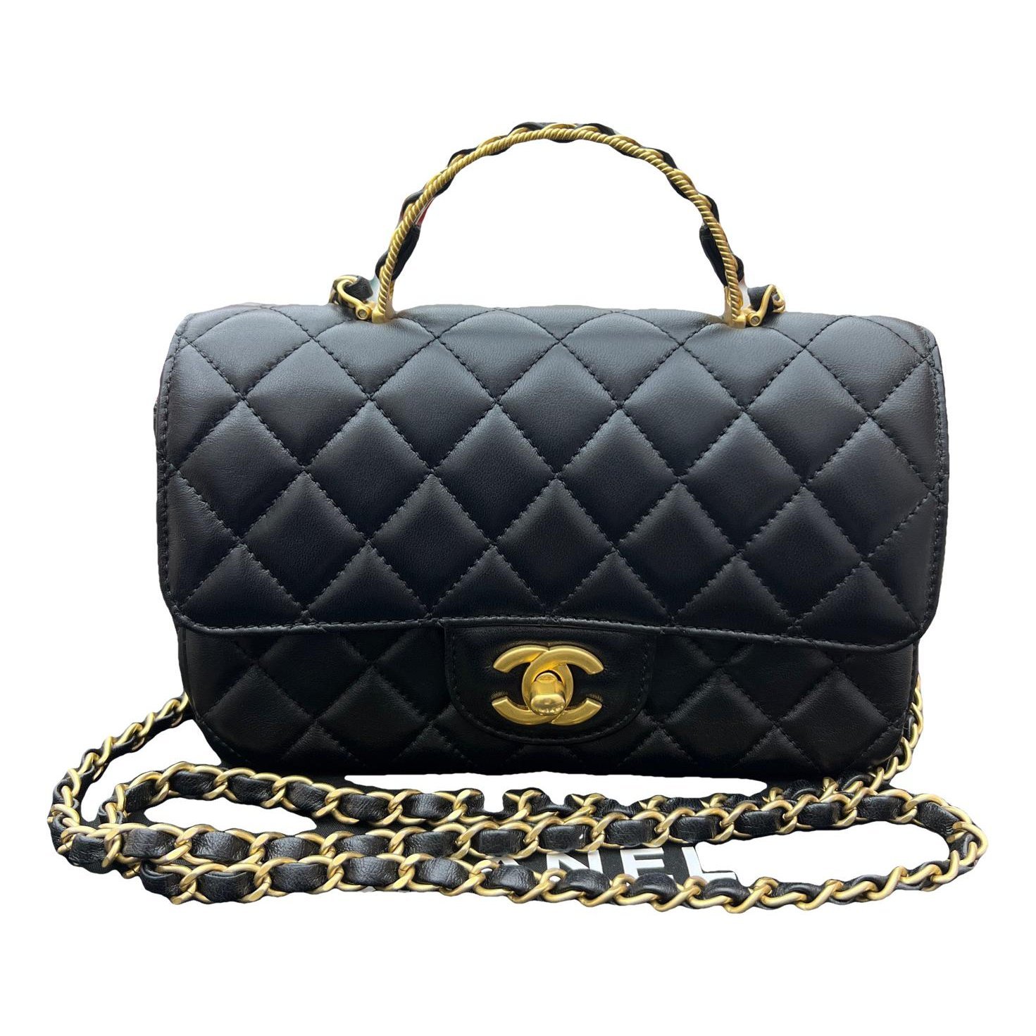 Timeless Classique Top Handle leather handbag